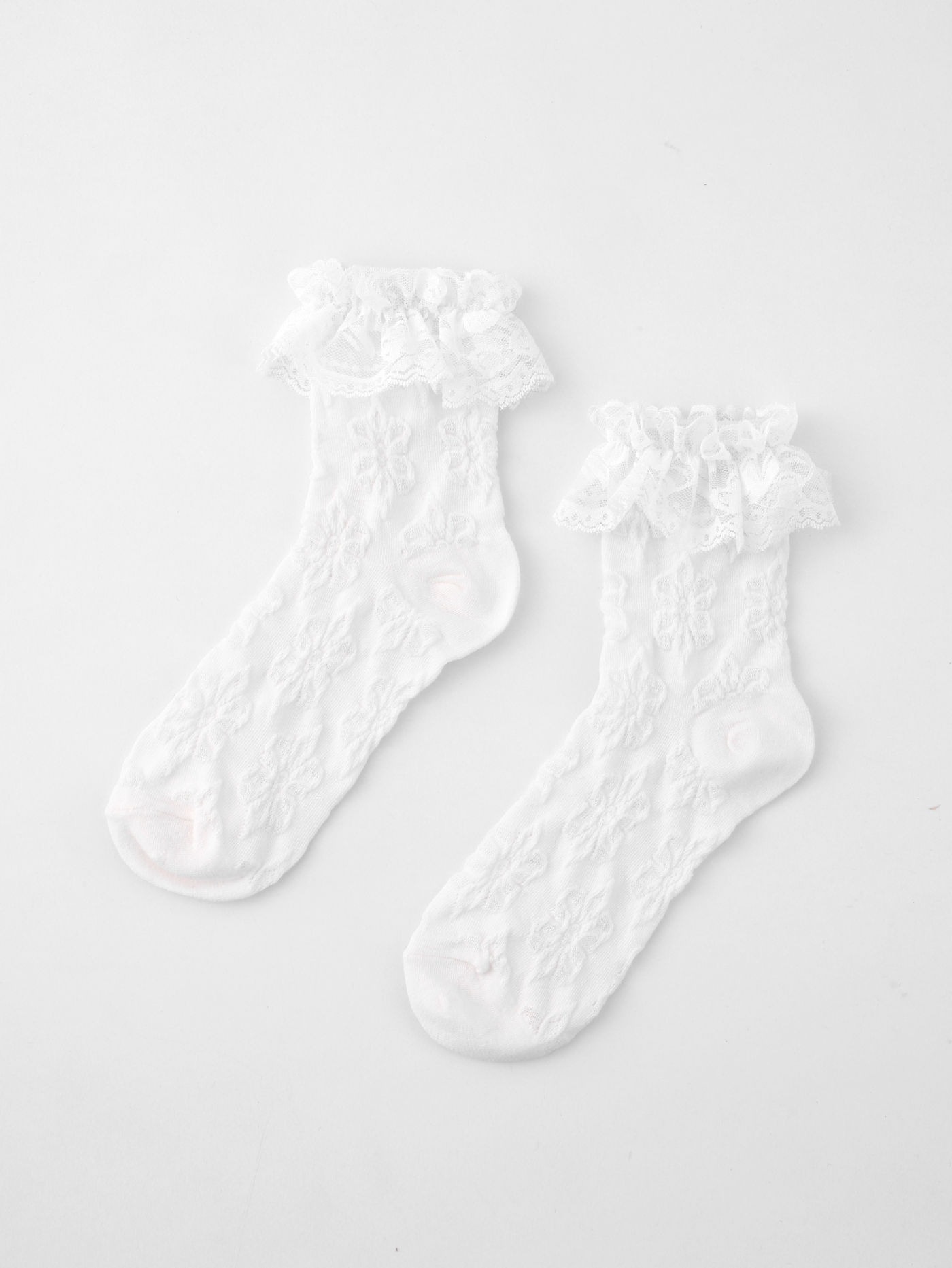 Lace Trim Socks