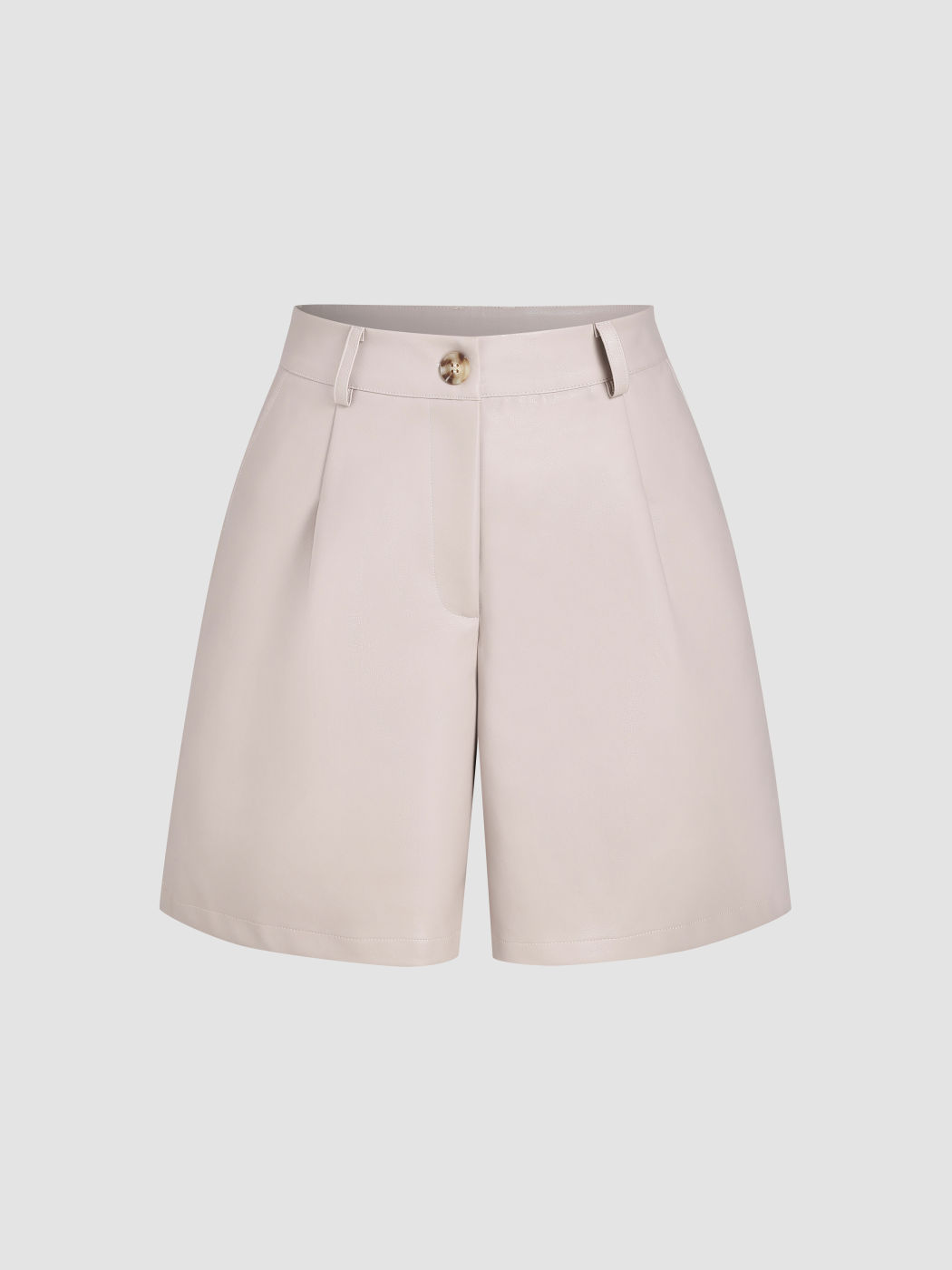 Mini-Shorts aus PU-Leder