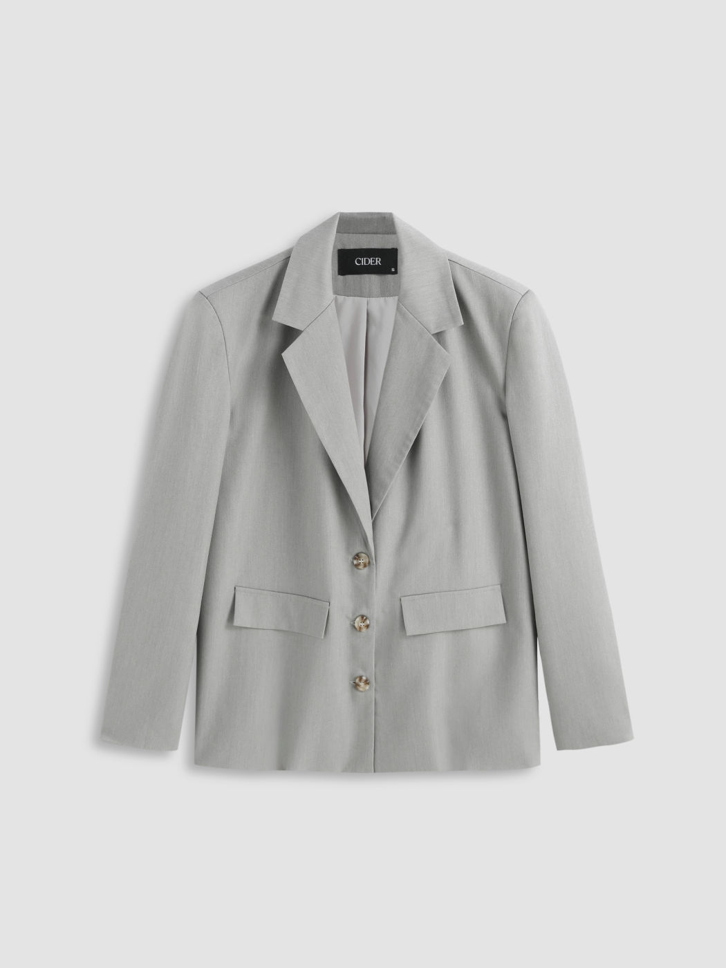 Einreihiger fester Blazer
