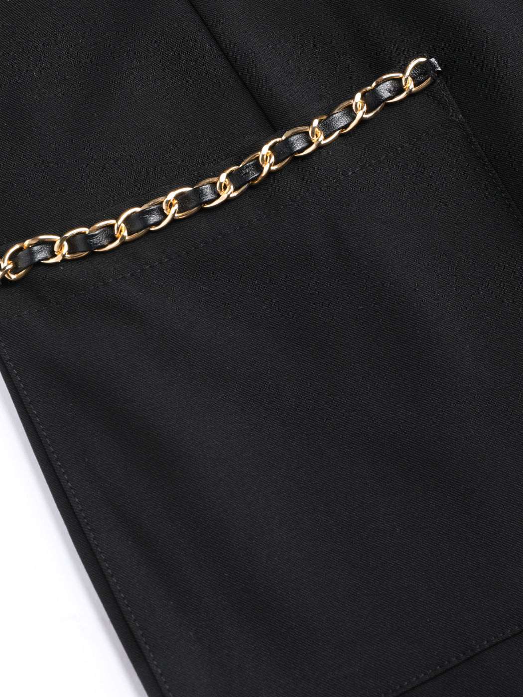 Neckholder-Overall mit Kettendetail