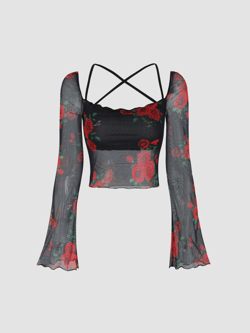 Rosen Mesh Crop Top