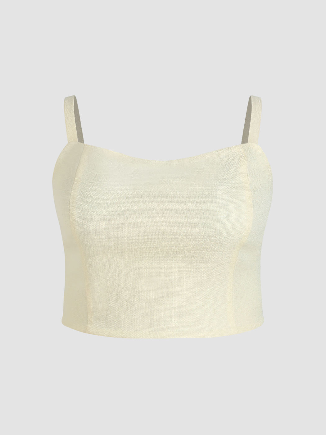Tanktop mit fester Textur Kurve & Plus