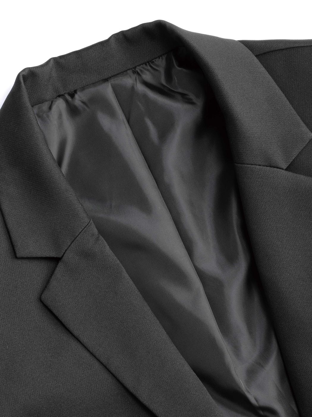 Einfarbiger Cropped-Blazer mit Schnitt