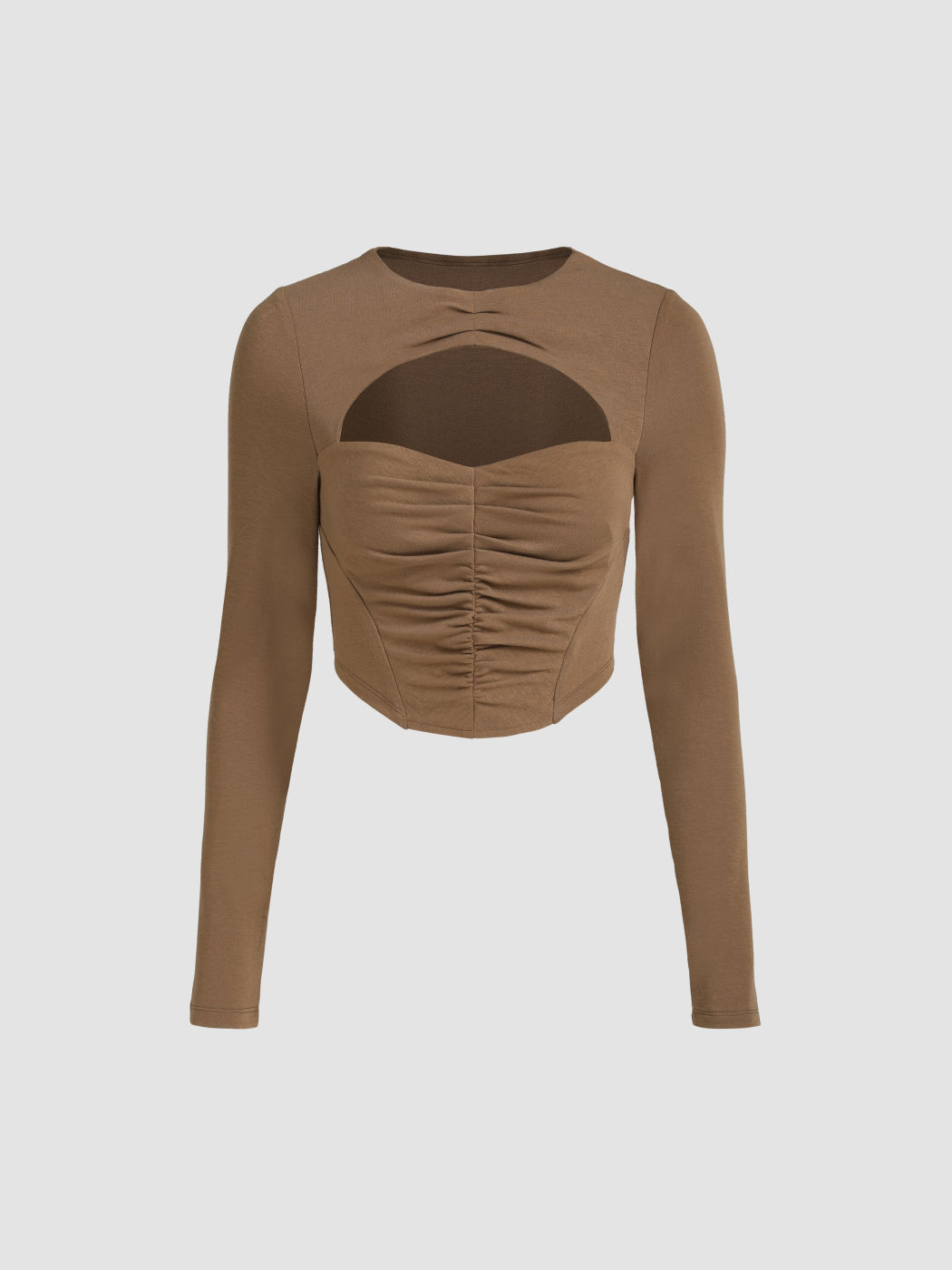 Solids, ausgeschnittenes Crop-Top