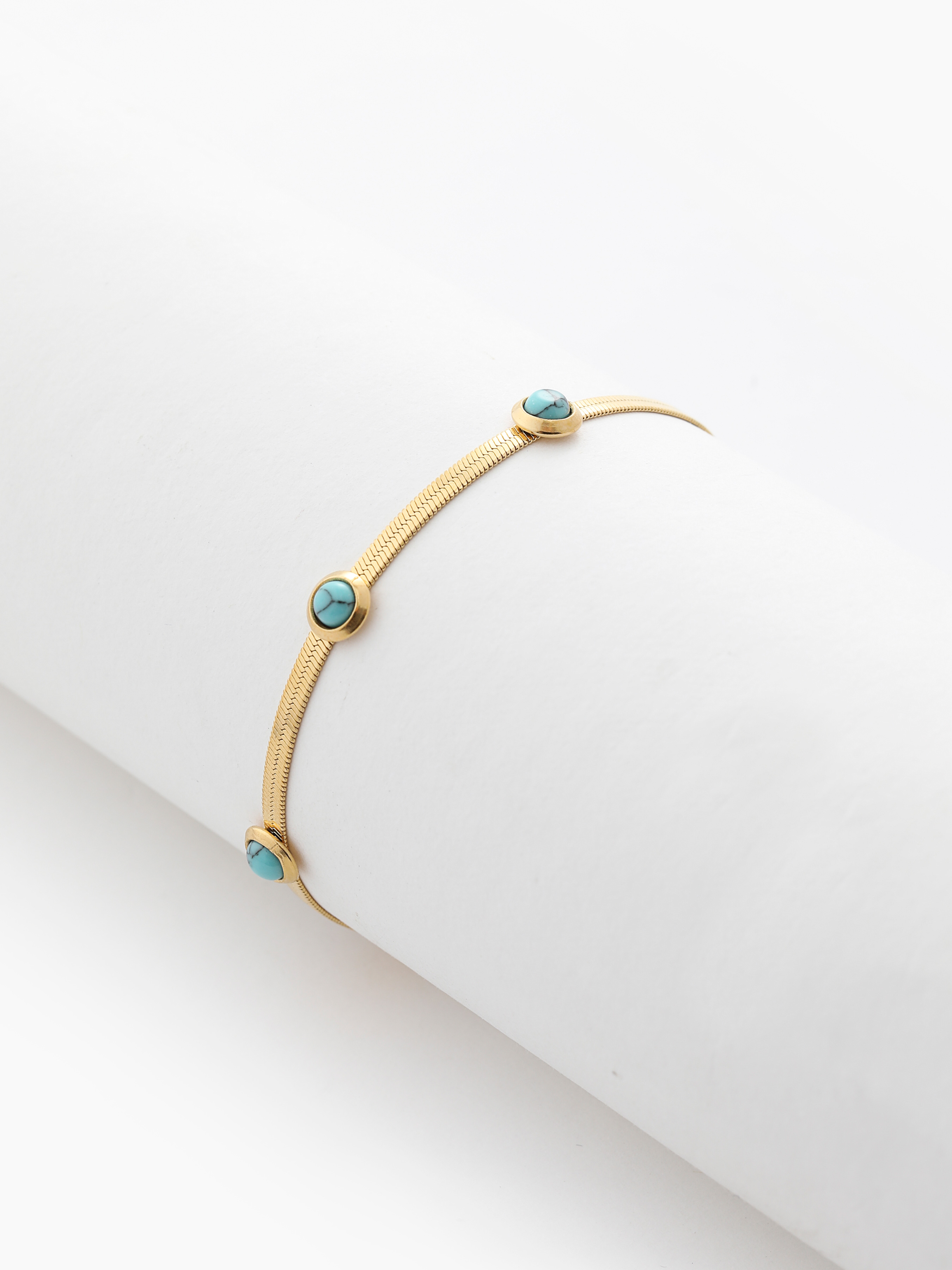 Turquoise Charm Bracelet - Cider