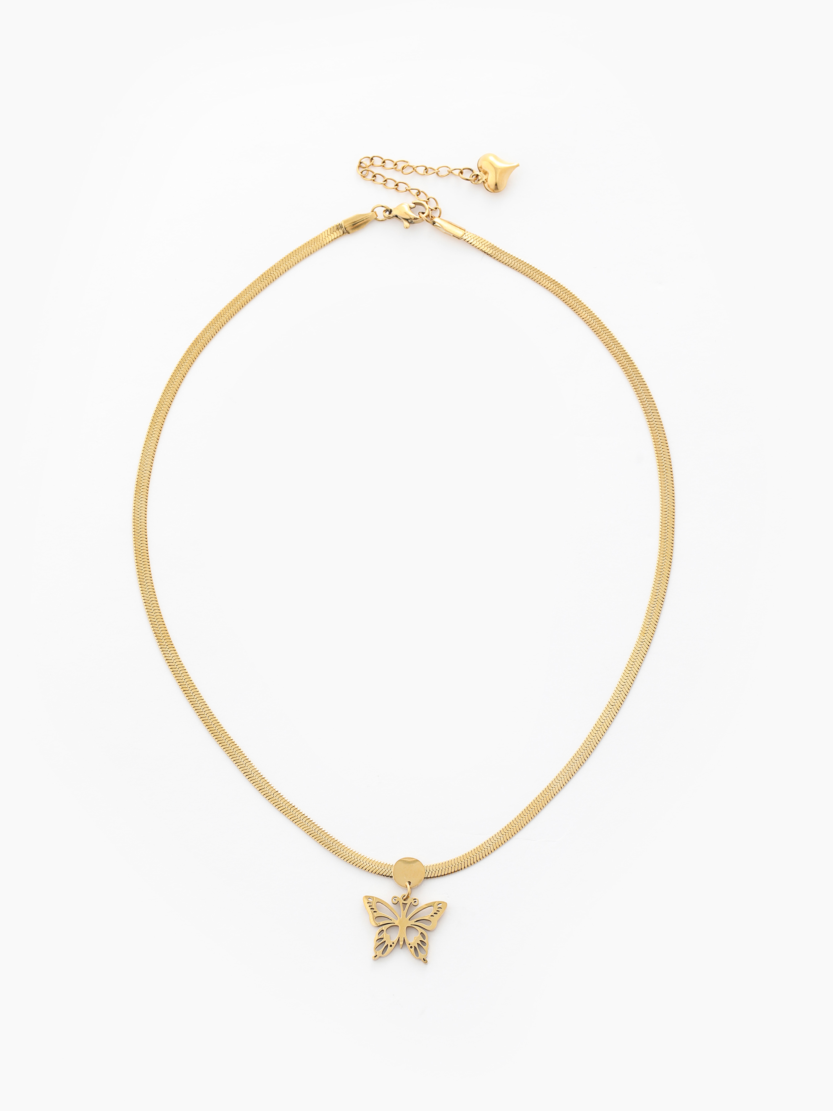 Butterfly Decor Necklace Cider