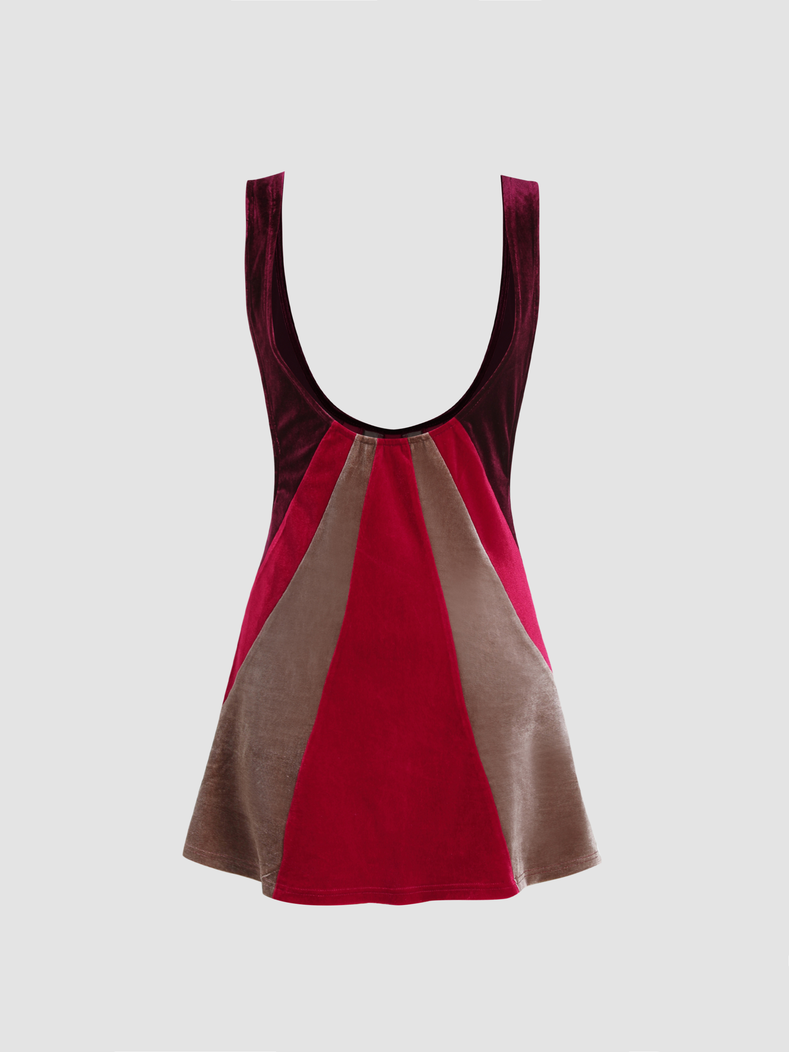 Monica Strapless Velvet Mini Dress main image 1