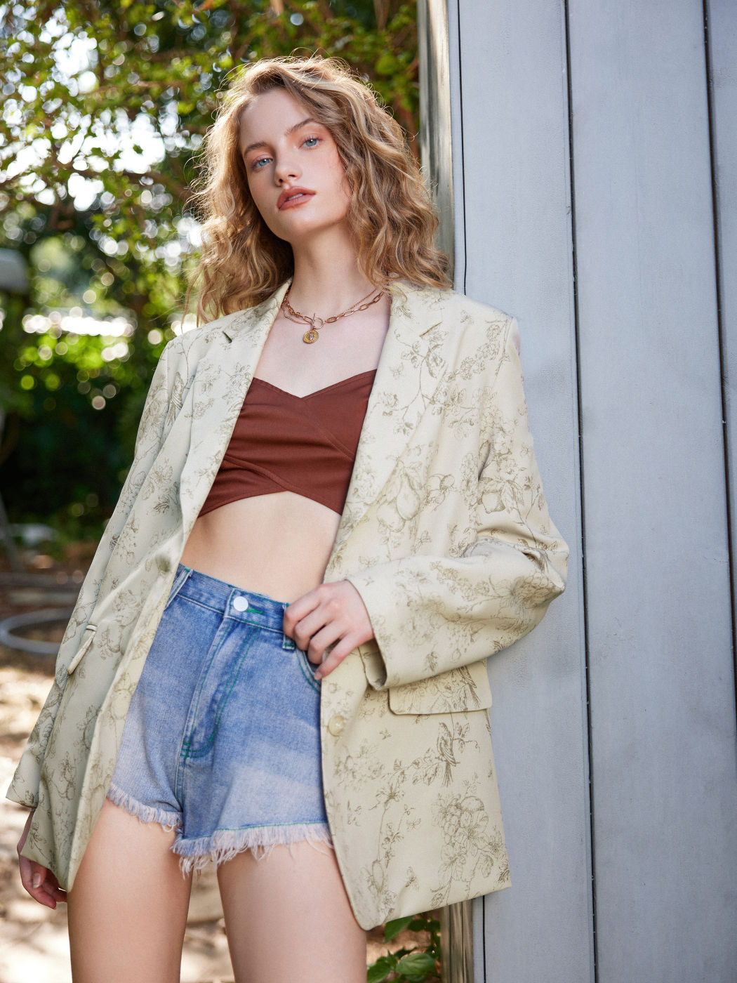  Growing Garden Übergroßer Blazer