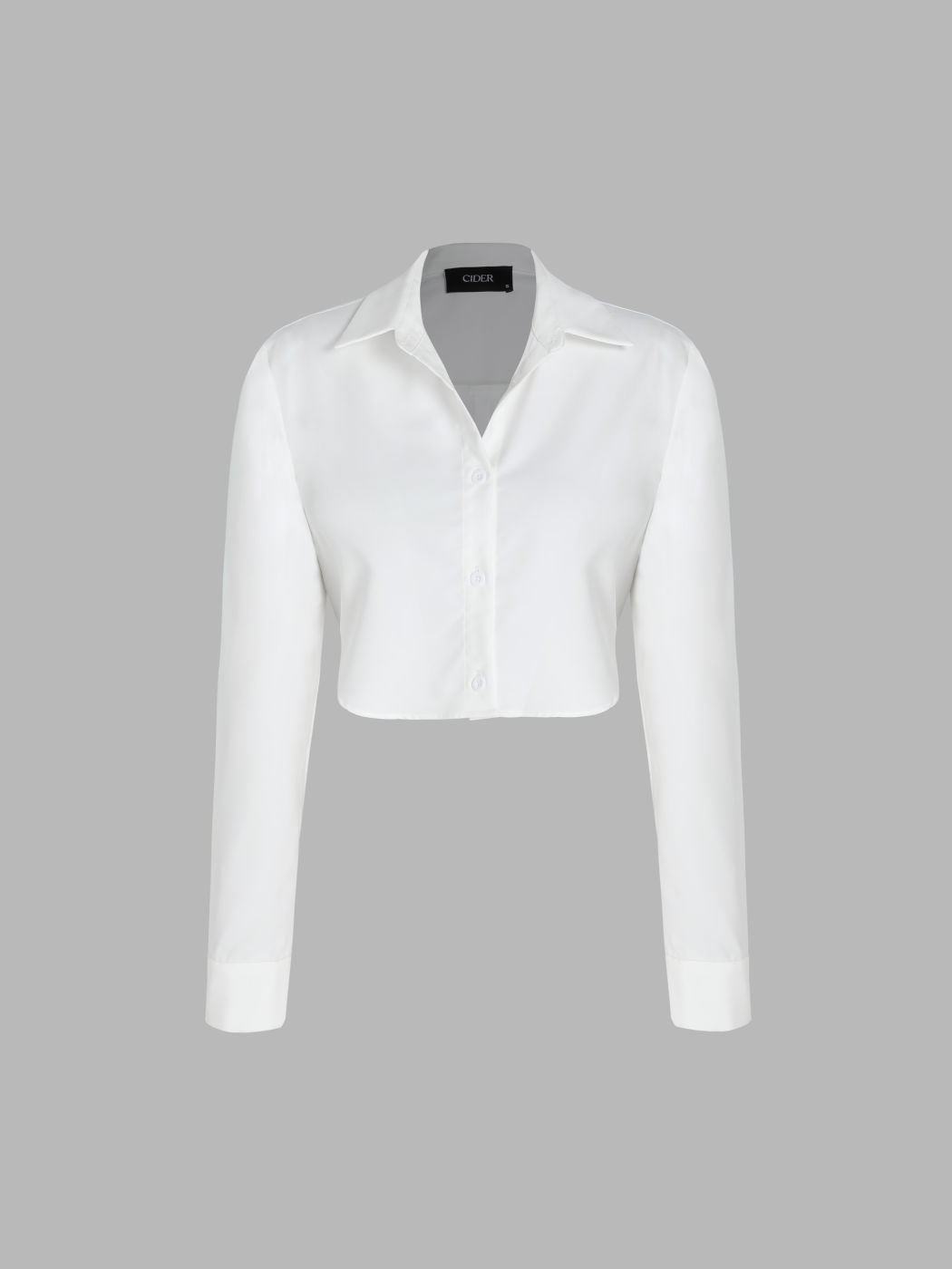 Solid Button Down Blouse