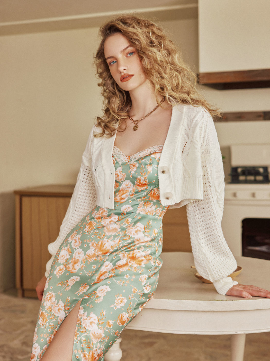 Sweet Dreams Knit Cropped Cardigan