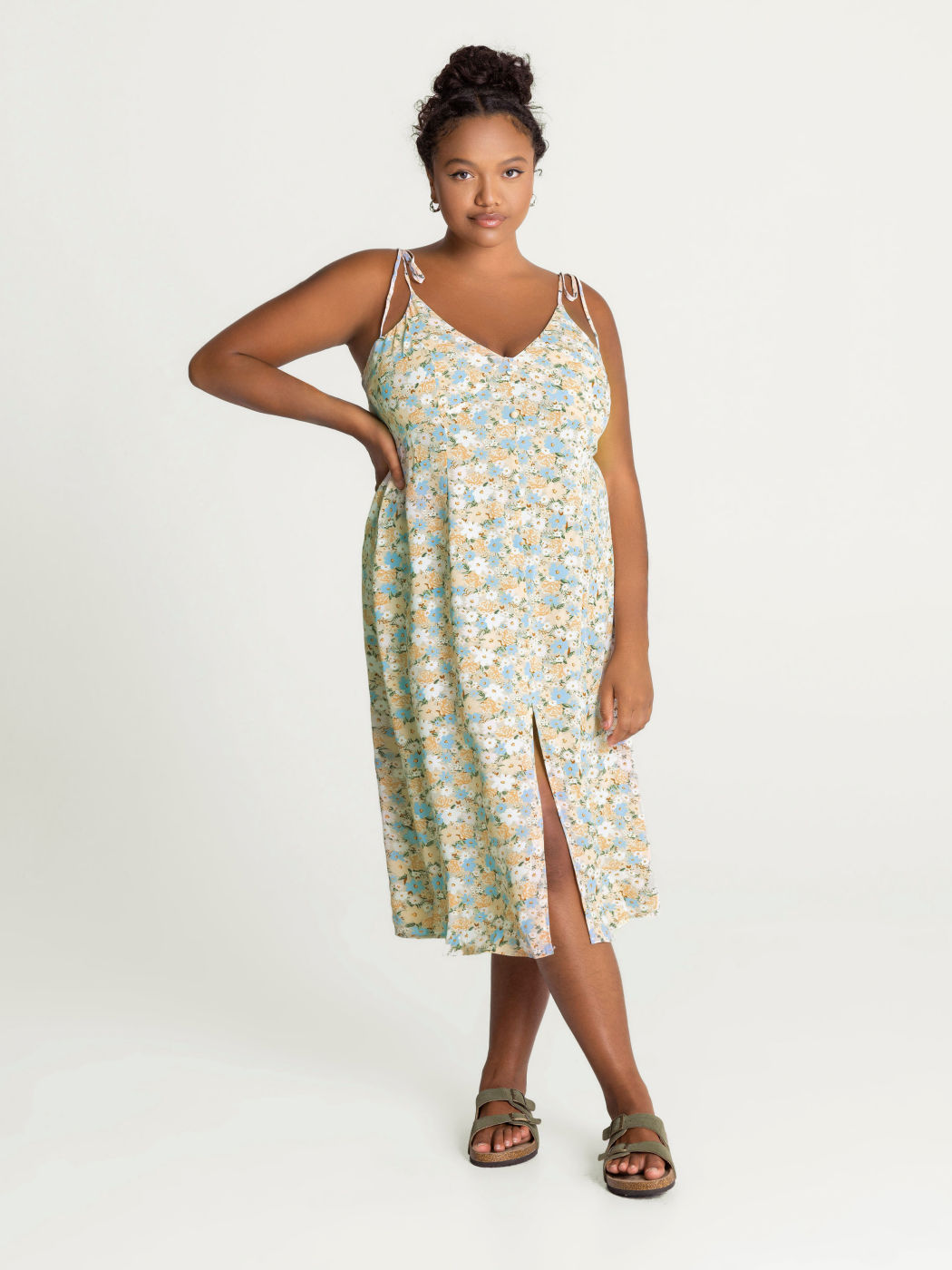 Floral Midi Dress Curve & Plus