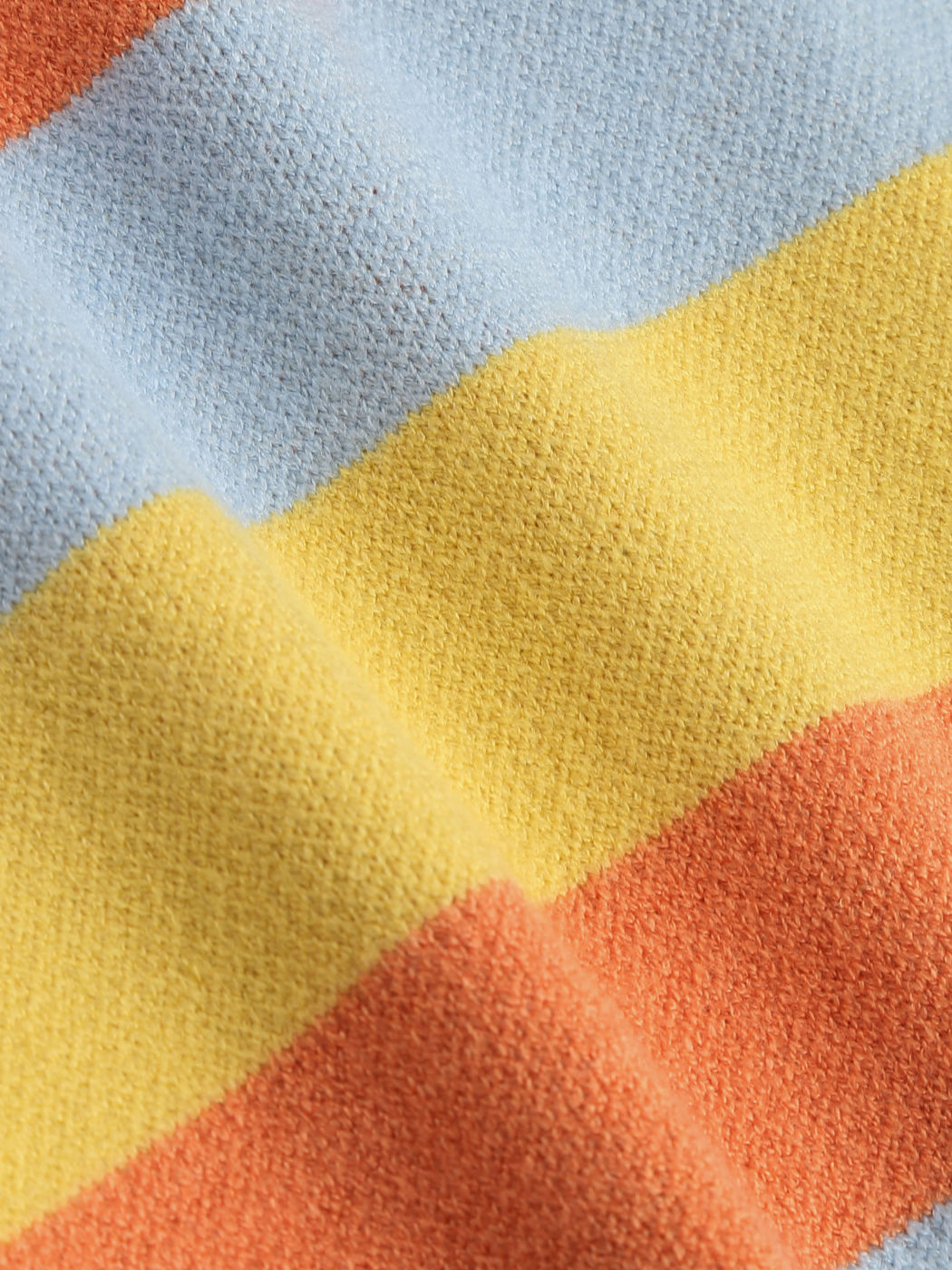 Rainbow Striped Knit Shorts