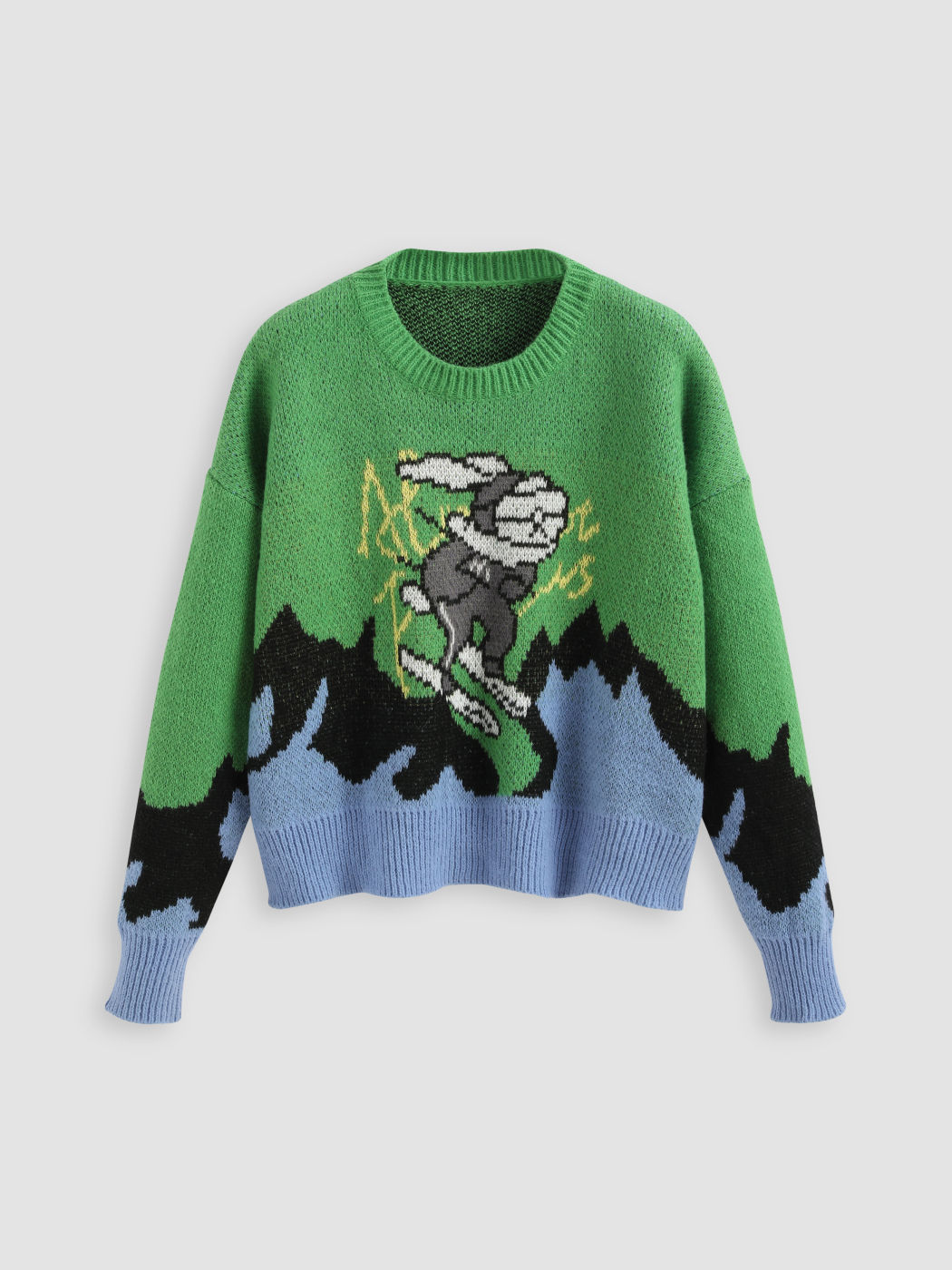 The Slopes Graphic Pullover Sweater For School Coffee Shop Work