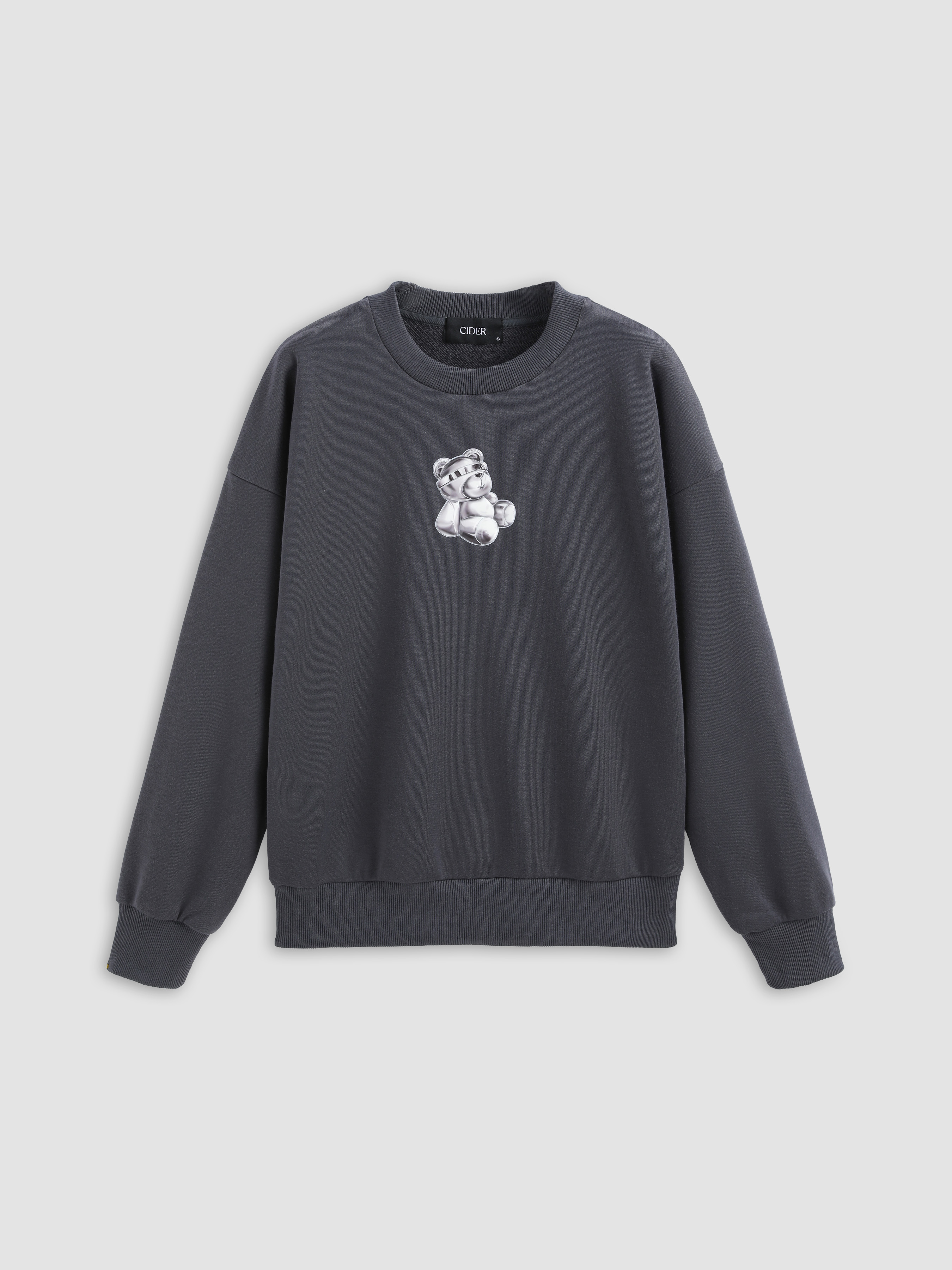 bear-pattern-oversized-sweatshirt-cider