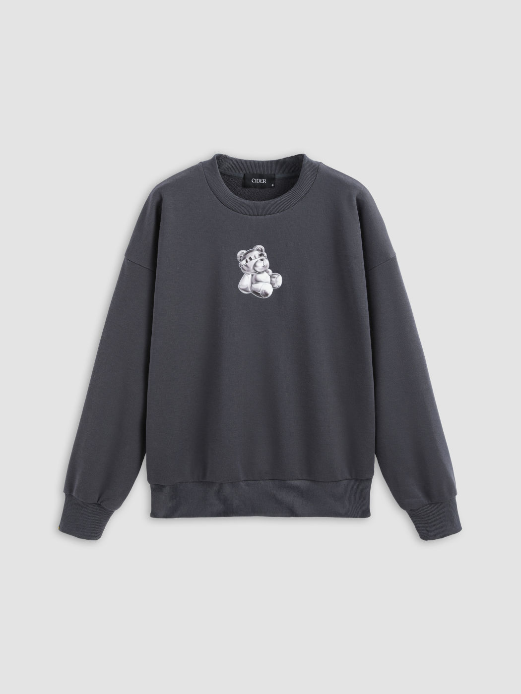 Übergroßes Sweatshirt mit Bärenmuster