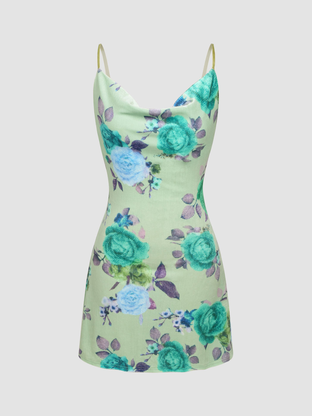  Mittsommermorgen Blumen Kurzes Kleid