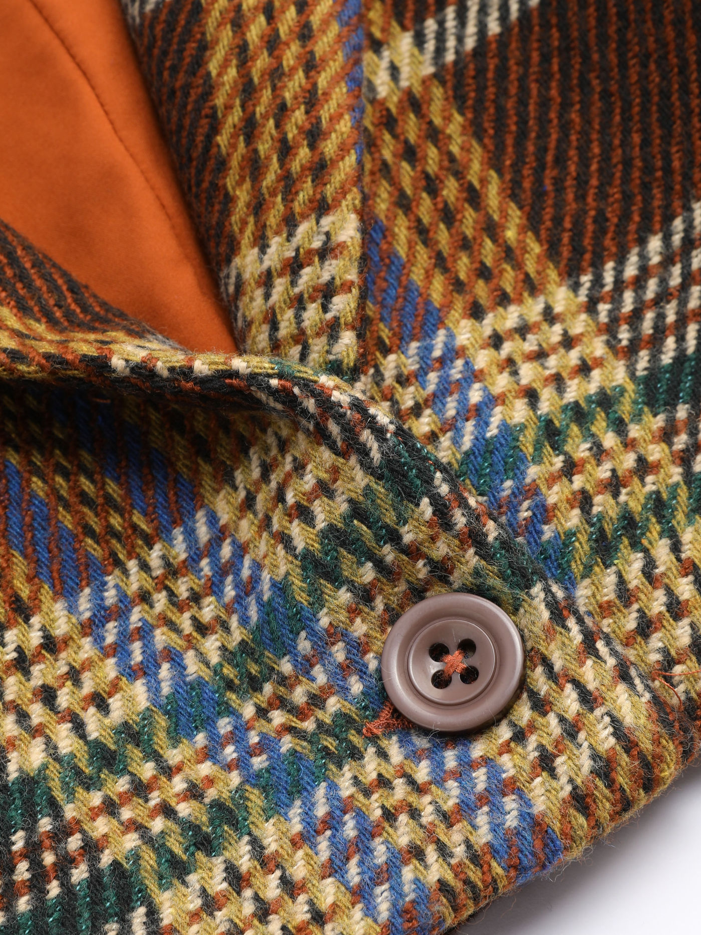 Tartan Tweed Breasted Blazer