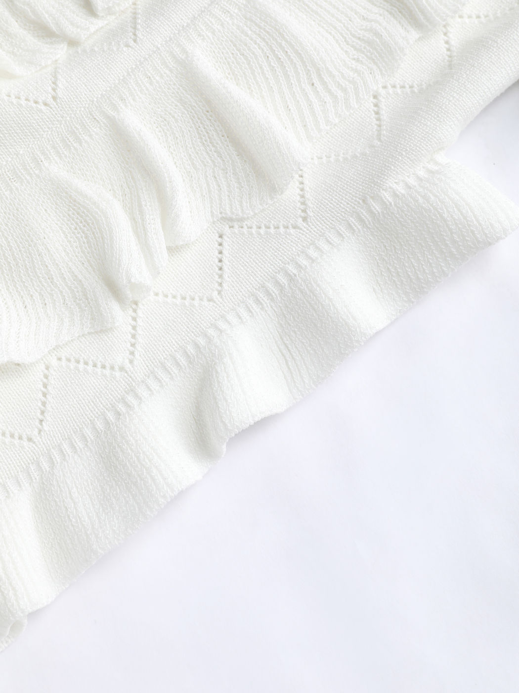 Ruffle Layered Knitted Shorts