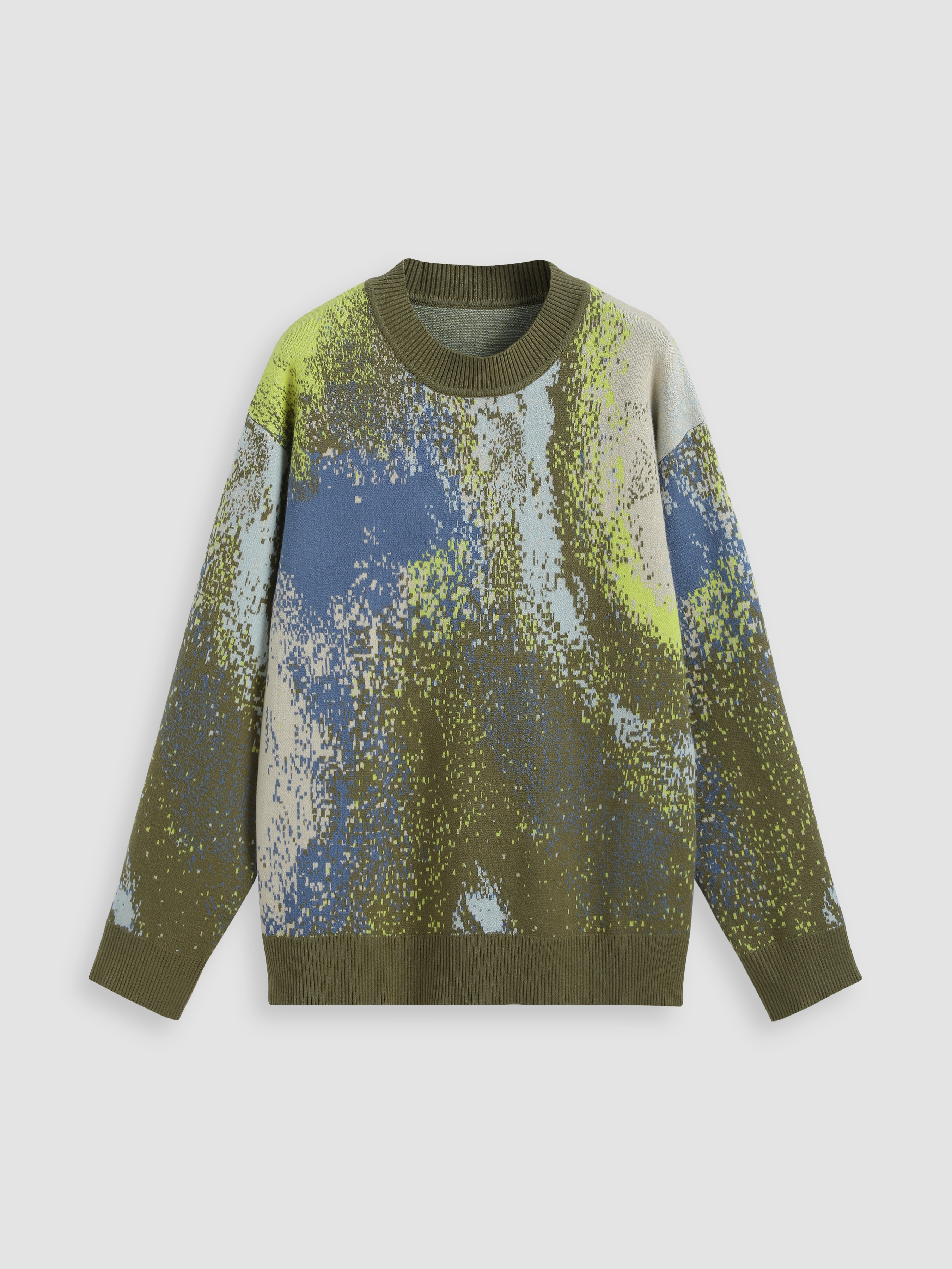 All Over Print Sweater - Cider