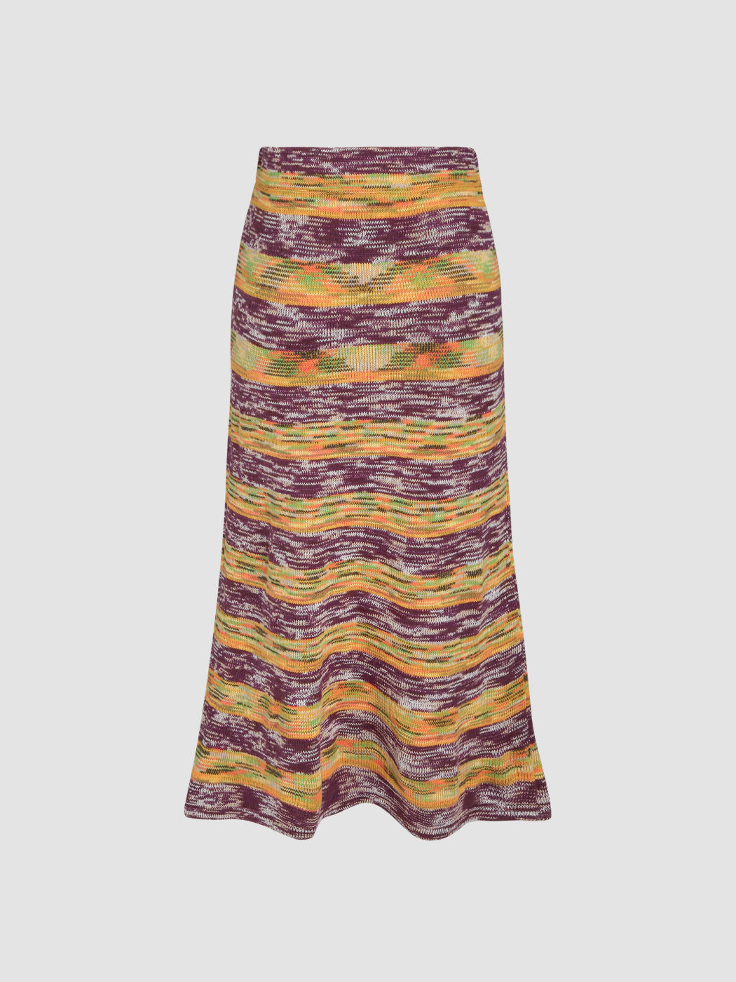 Colors Of Fall Knit Midi Skirt