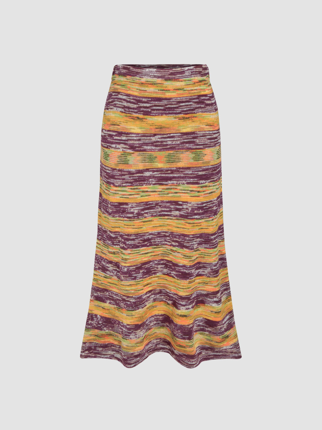 Colors Of Fall Knit Midi Skirt