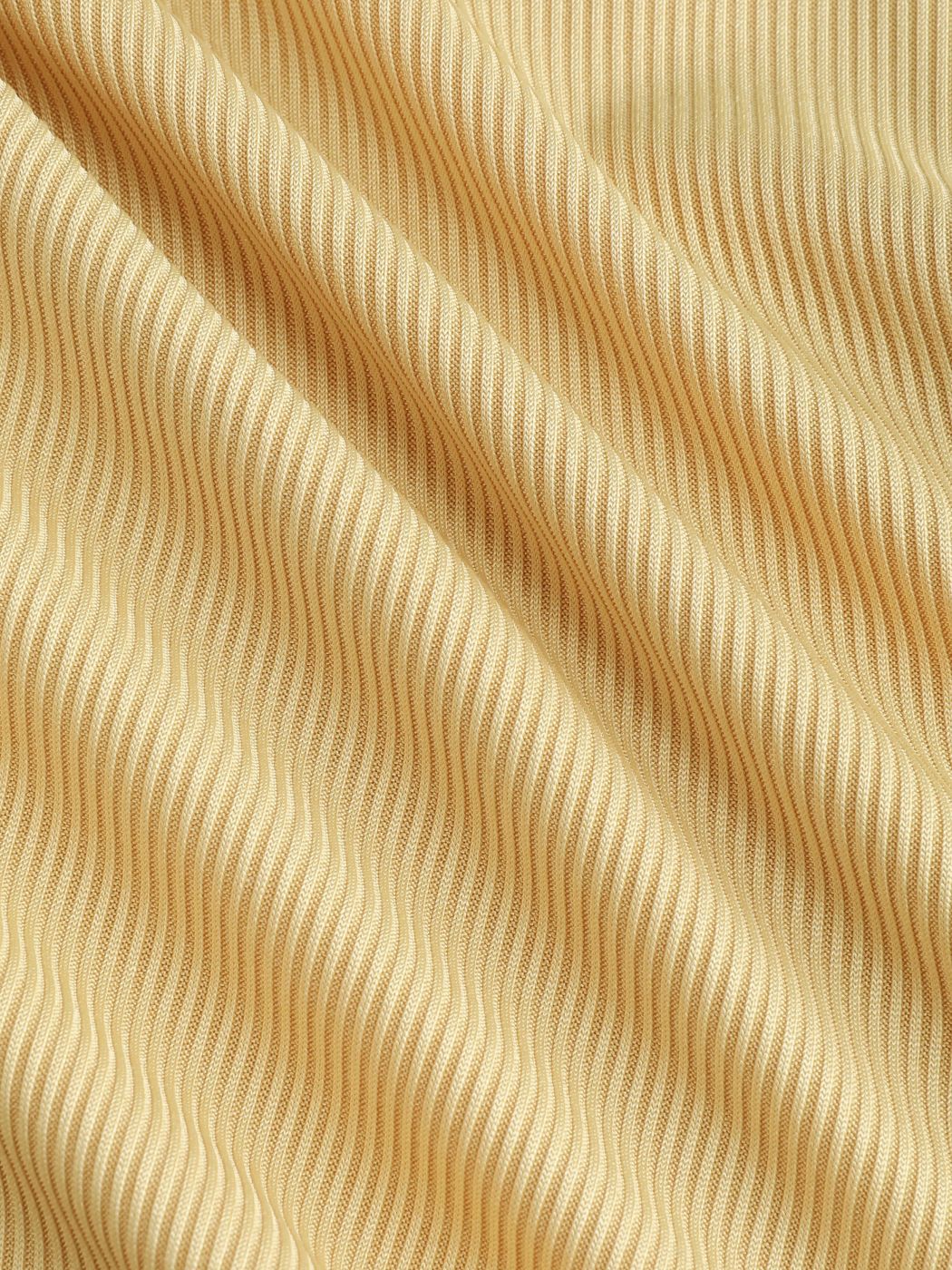  Rippenfester V-Ausschnitt Split Midikleid