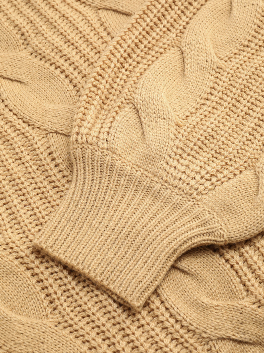 shawl neck cable knit cardigan