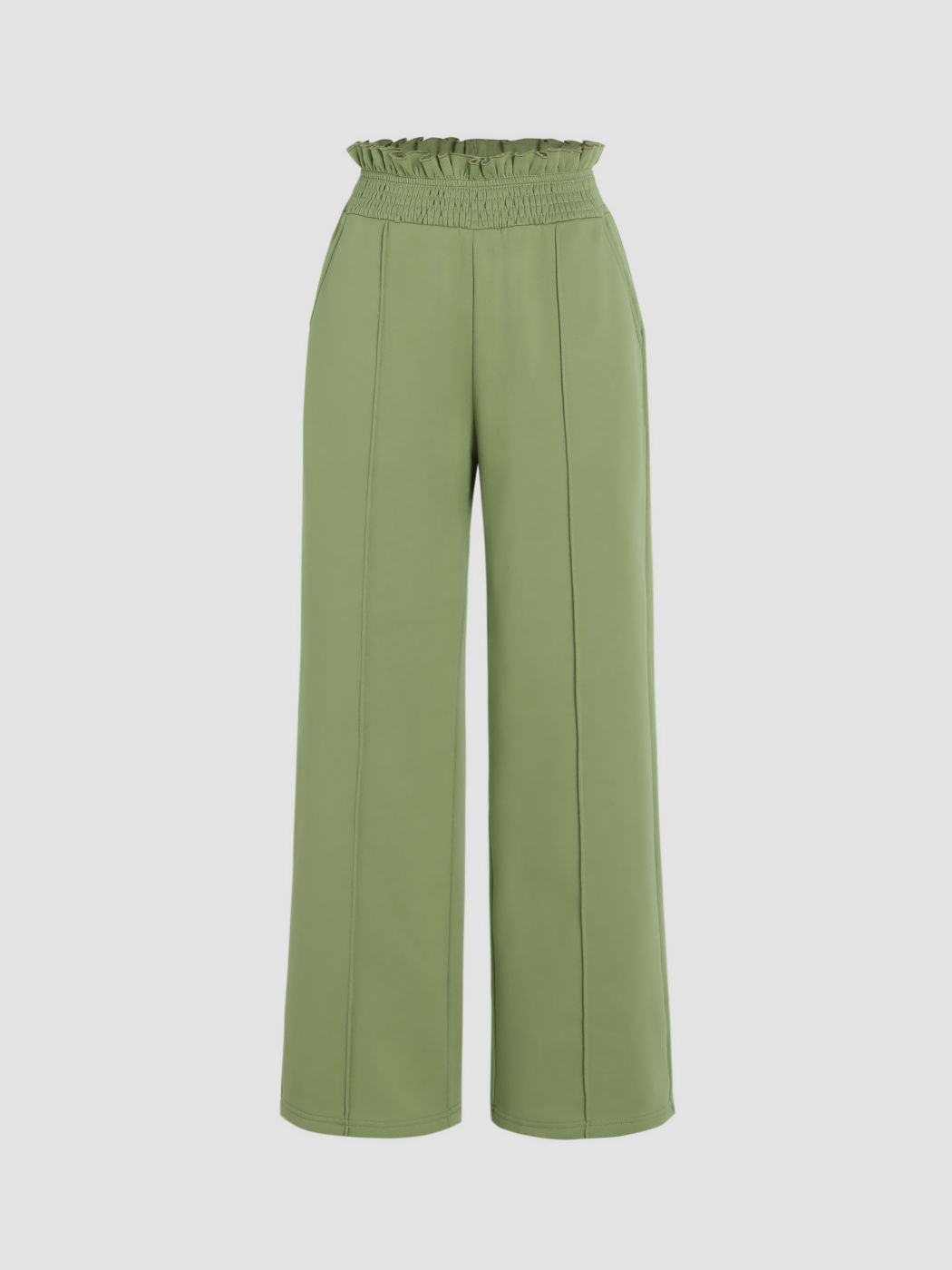 Solid, elastische Paperbag-Hose