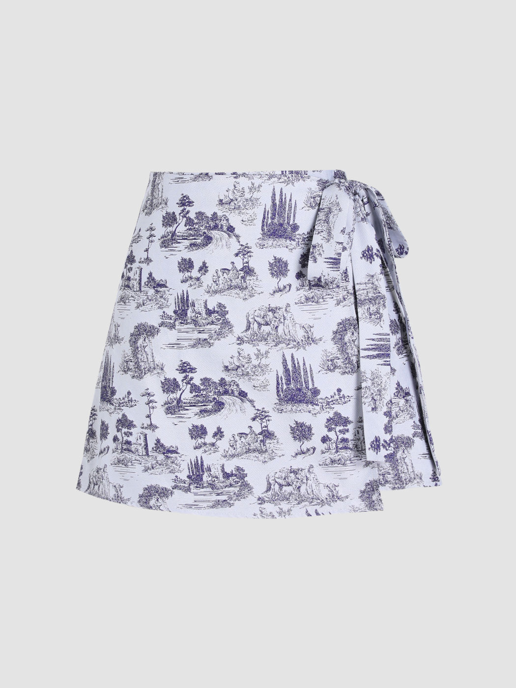 Toile de Jouy Seitenrock zum Binden