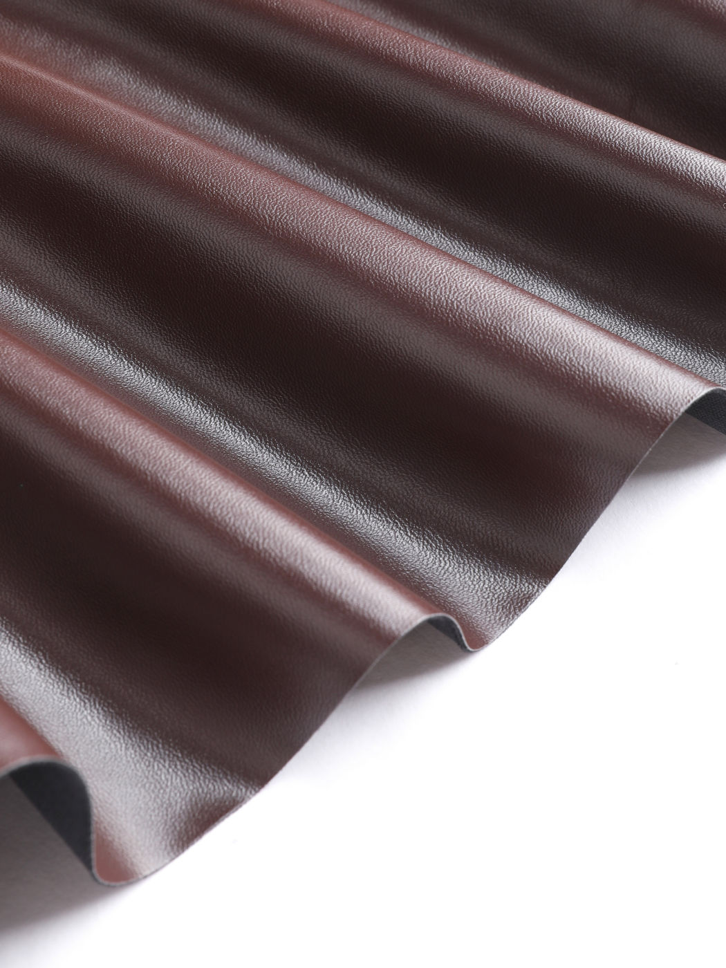 PU Solid Plissee Minirock