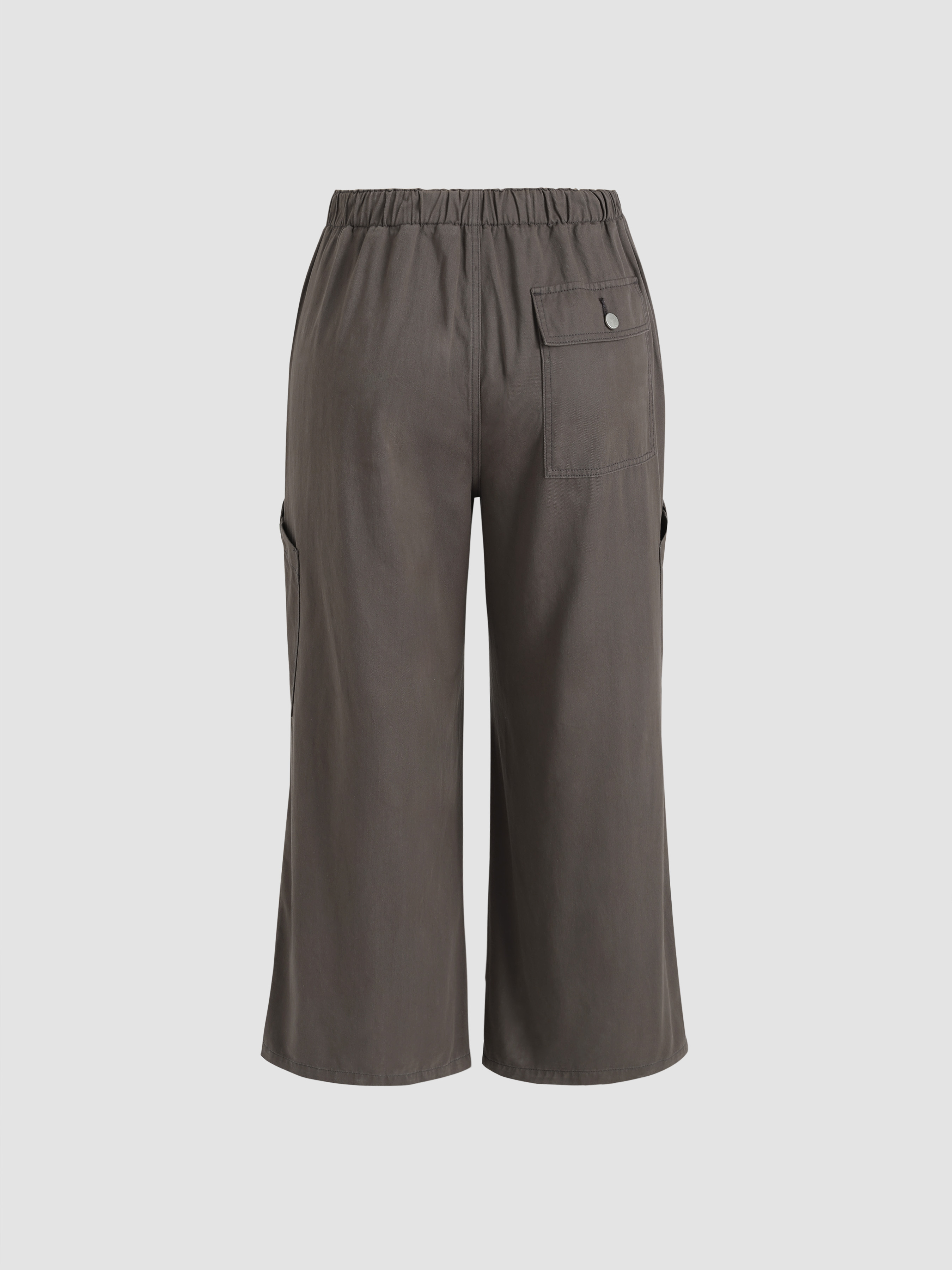 【DISCERNMENT】Basic Wide Pocket String Cargo pt Amazon.com: Large Pocket Cargo Pants, Cinched Drawstring