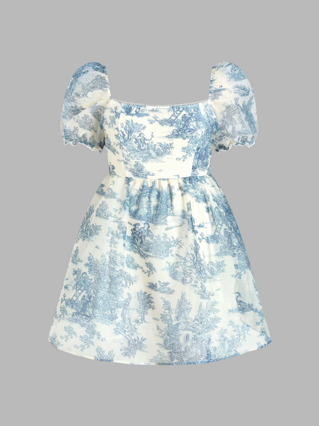 toile de jouy shirred ruched mini dress Buy Cider Pink Toile De Jouy Shirred Ruched Mini Dress (L) Online