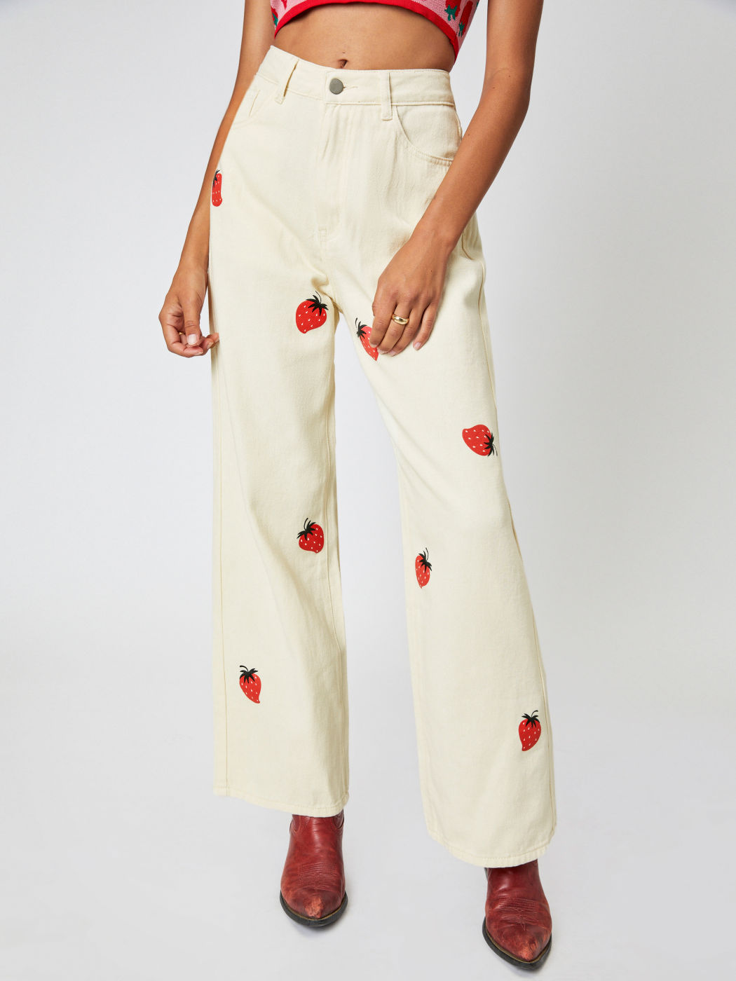 Strawberry Fields Wide Leg Trousers