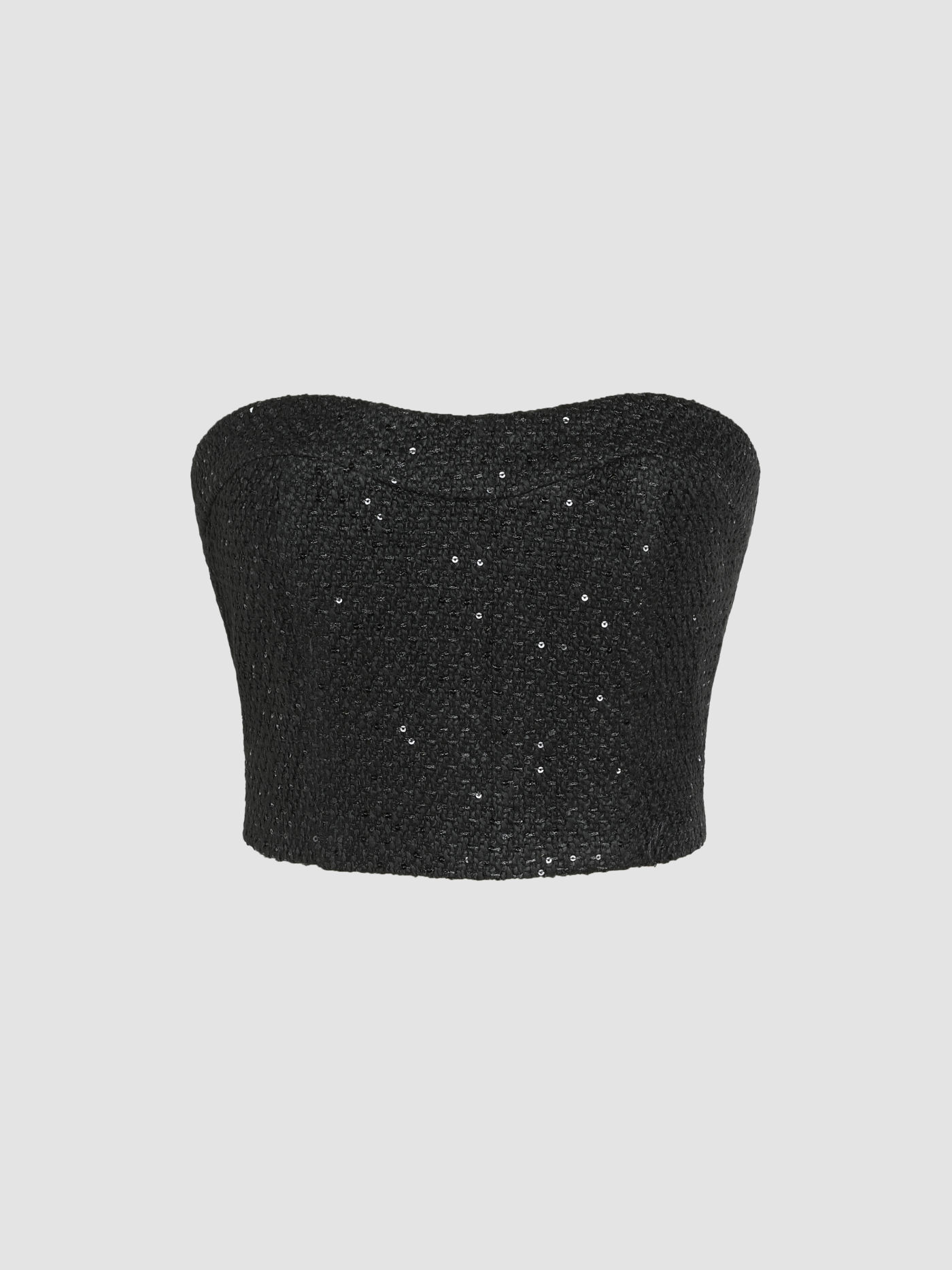 Struktur Pailletten Tube Top