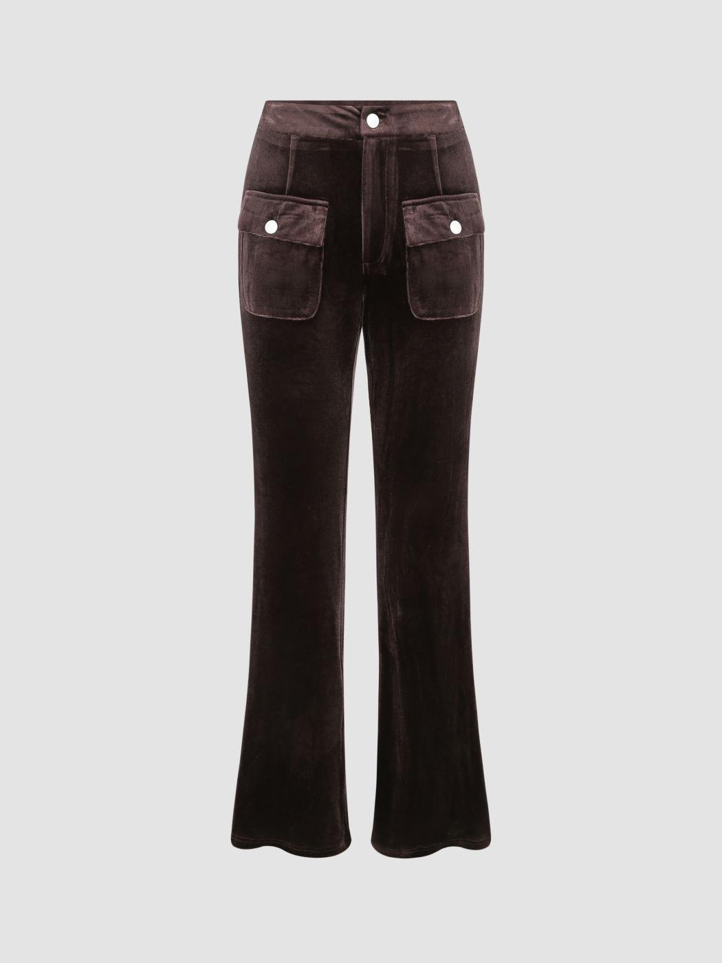 Pantalon 5 poches coupe ajustée en twill - Femme