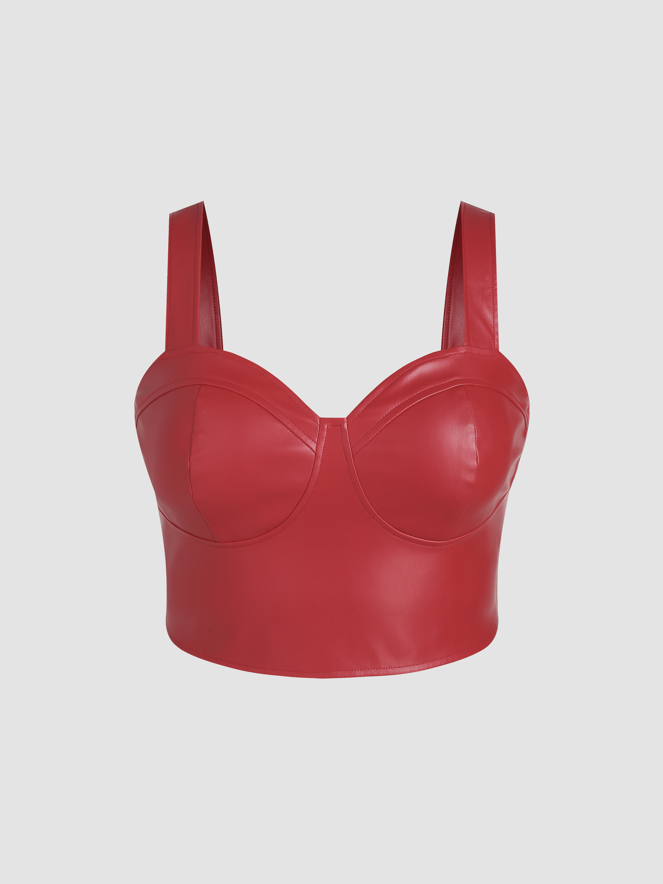 Solid Zip Up Tank Top Curve & Plus Cider