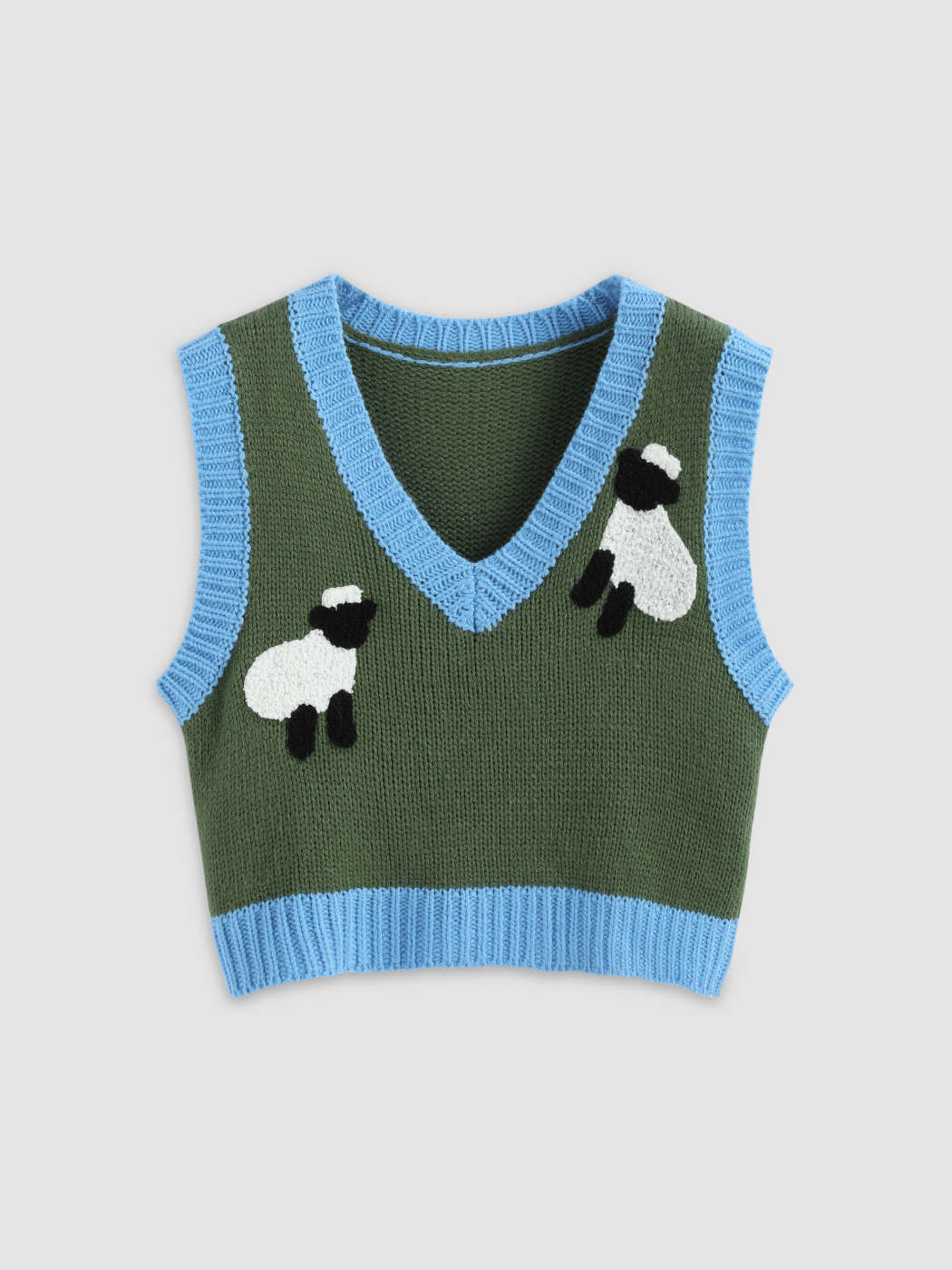 Cute Sheep Sweater Vest - Cider