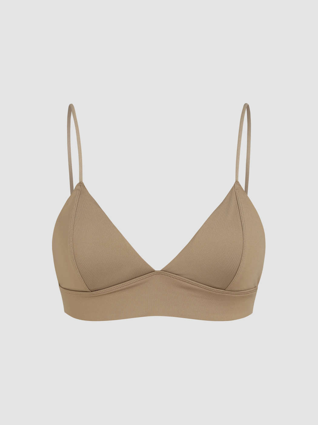 FITS EVERYBODY TRIANGLE BRALETTE | COCOA