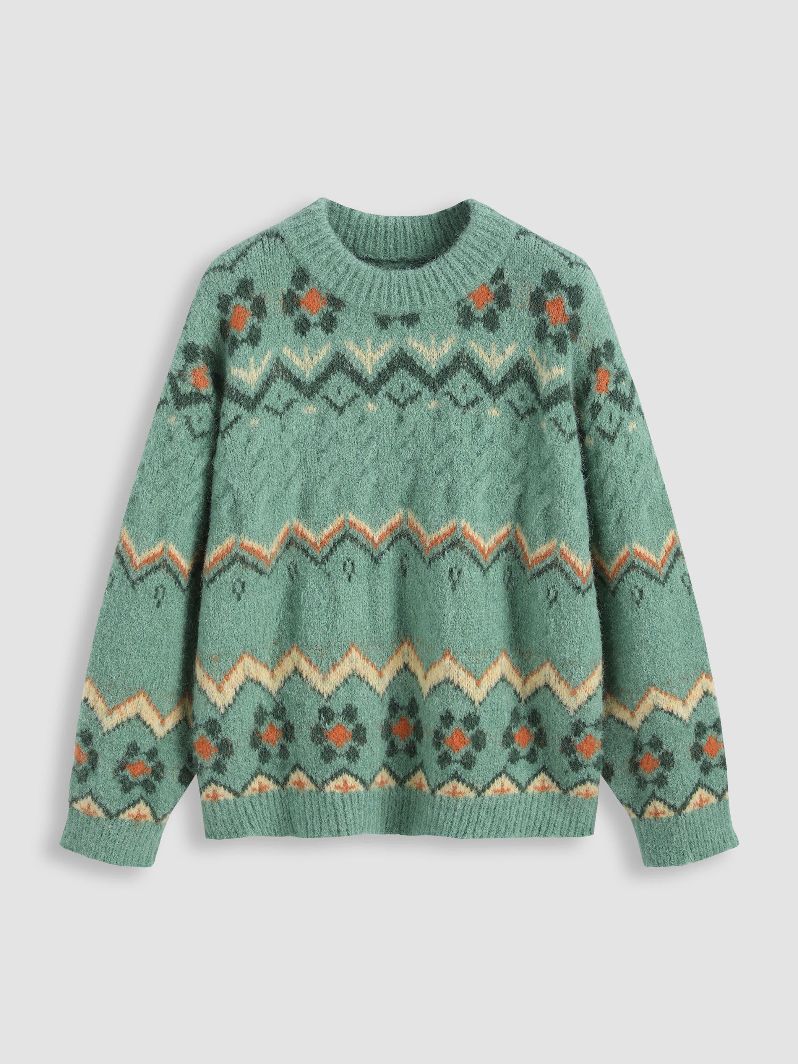 ル シェル ブルー - LE CIEL BLEU | Chunky Cable Knit-Gray-36