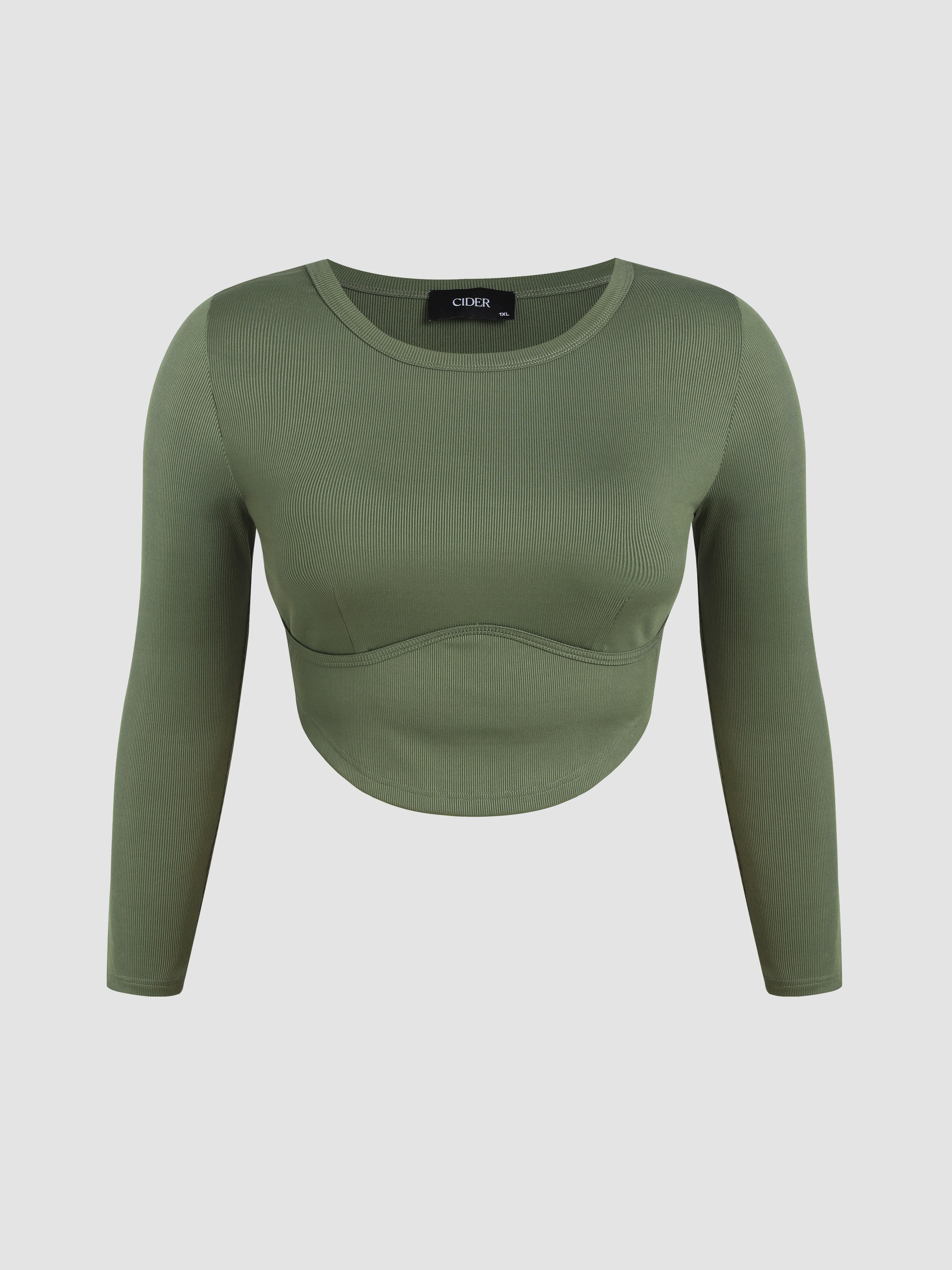 Solid Corset Top Curve & Plus Cider