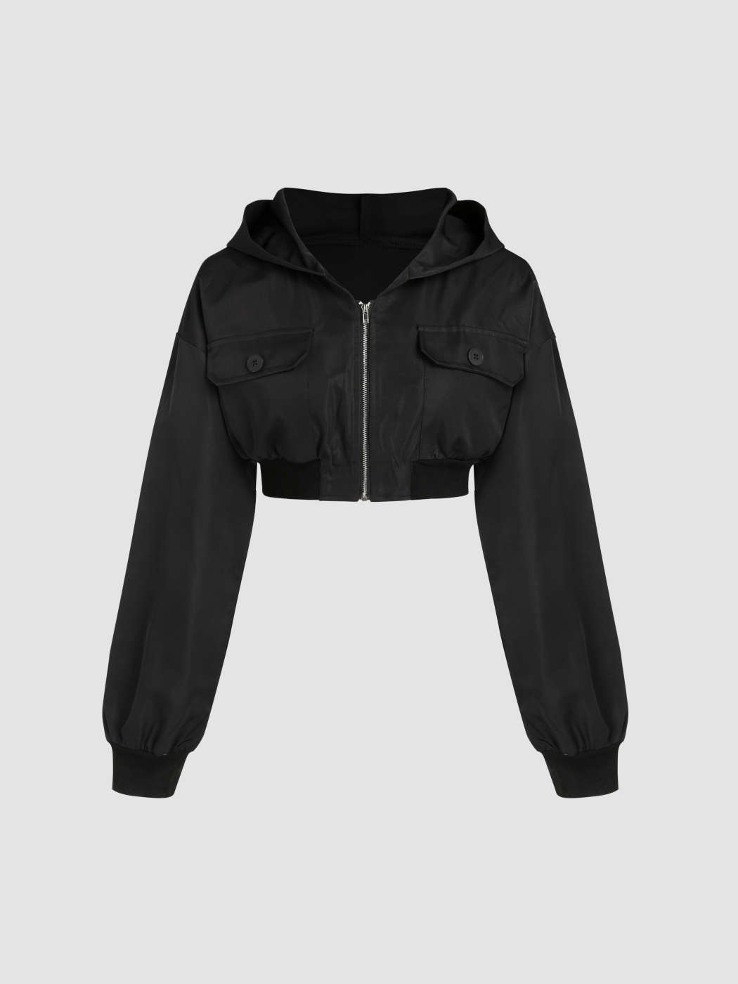 Hooded Crop Jacket