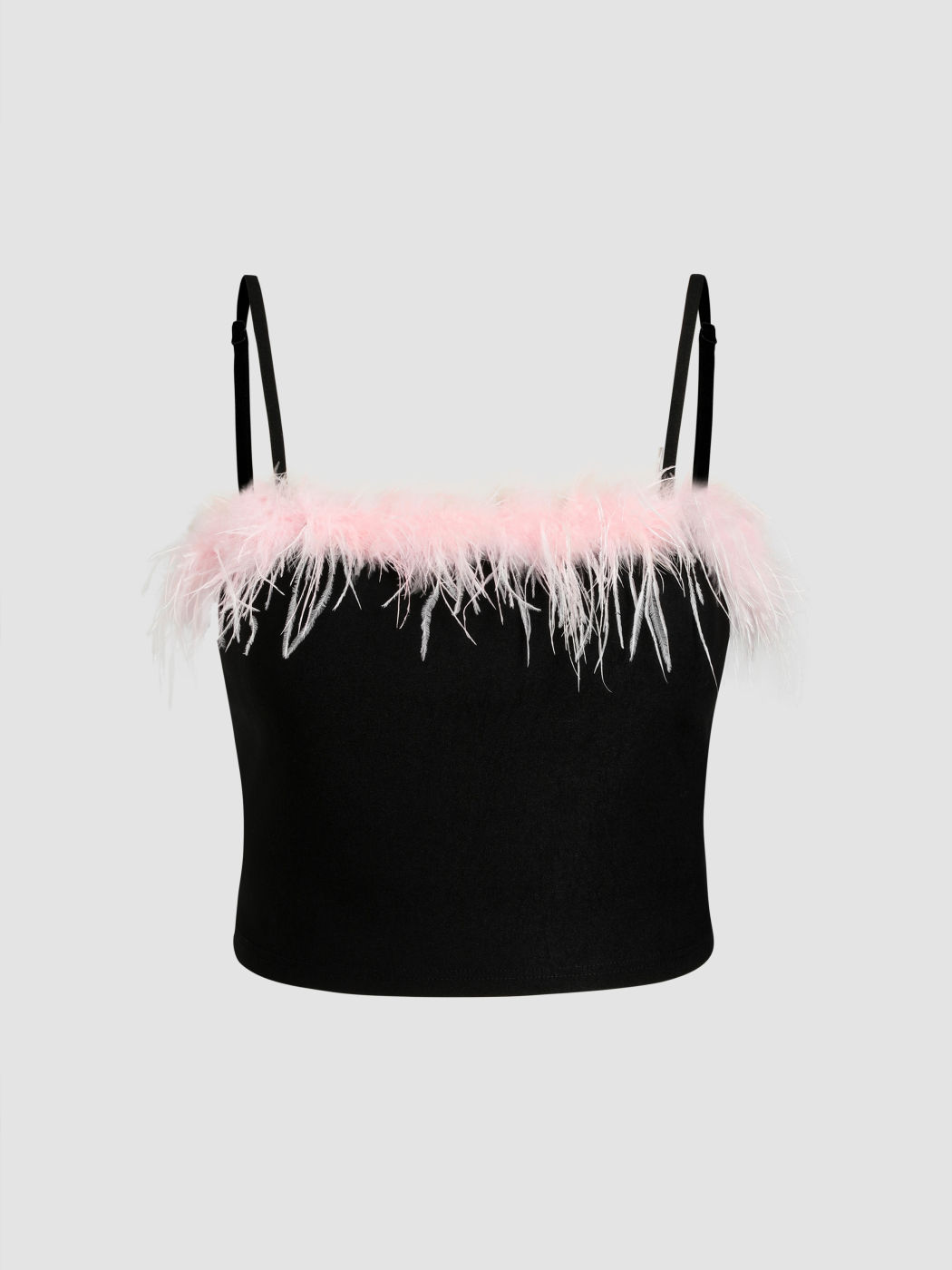 Flauschiges Tanktop Kurve & Plus