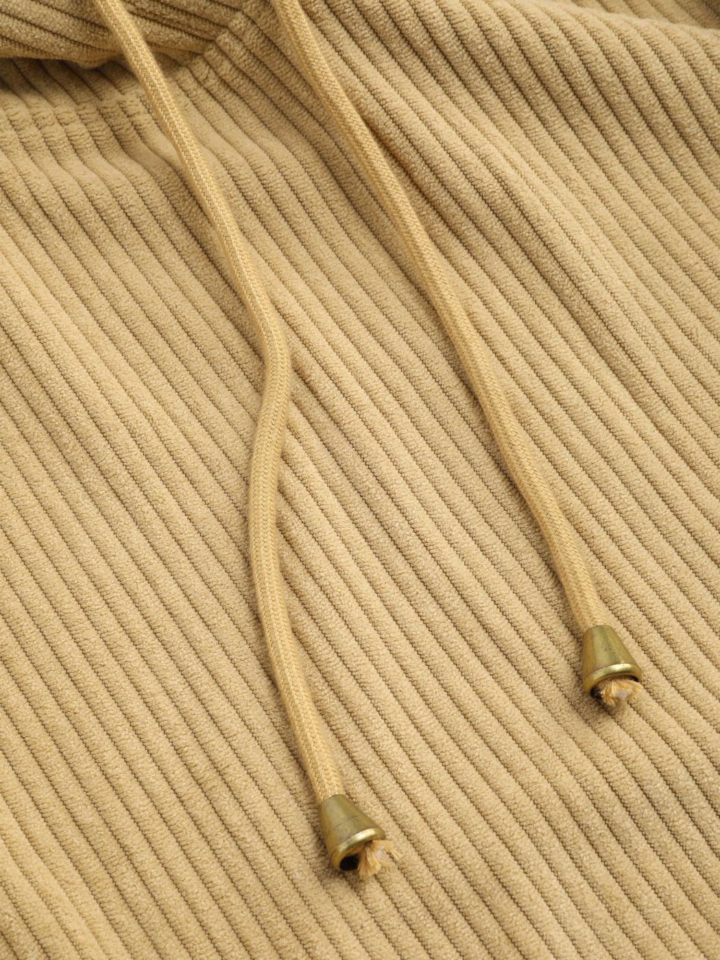 Übergroßer Kapuzenpullover aus festem Cord