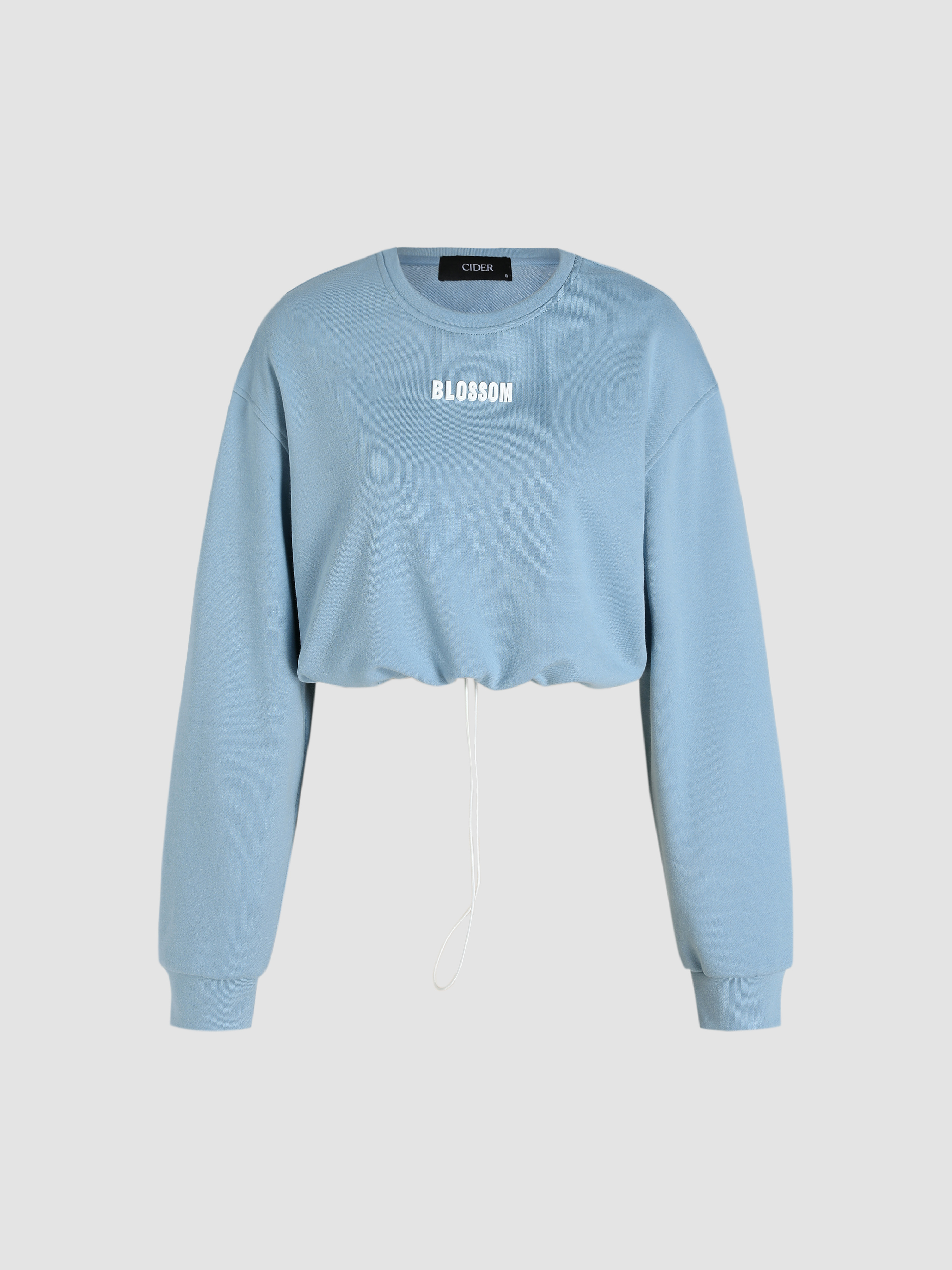 【Raucohouse】Maclean washed crop brushed sweatshirt Raucohouse】Maclean washed crop sweatshirt