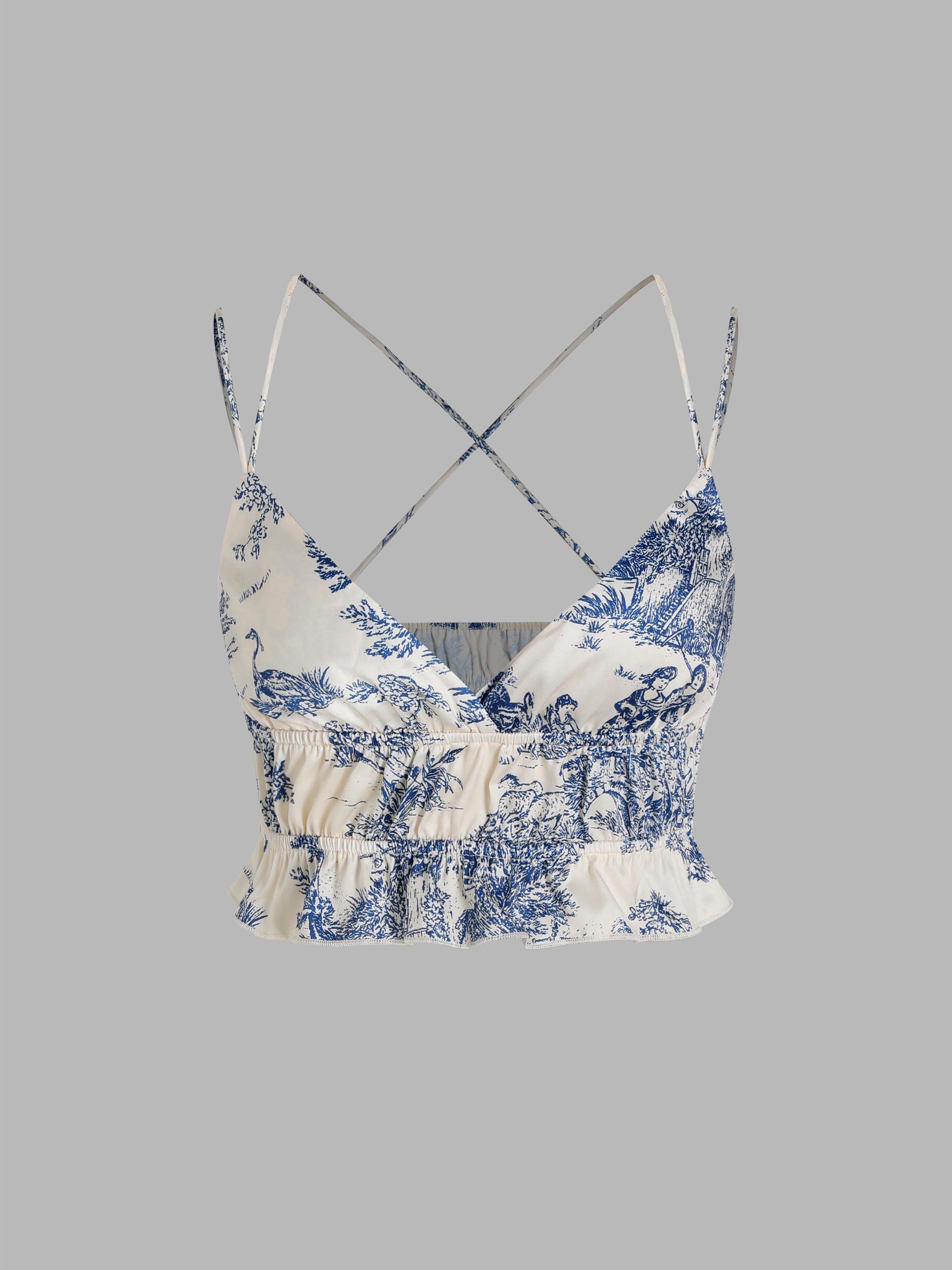 トップス Riu One shoulder Toile de Jouy tops m85403073345_1.jpg