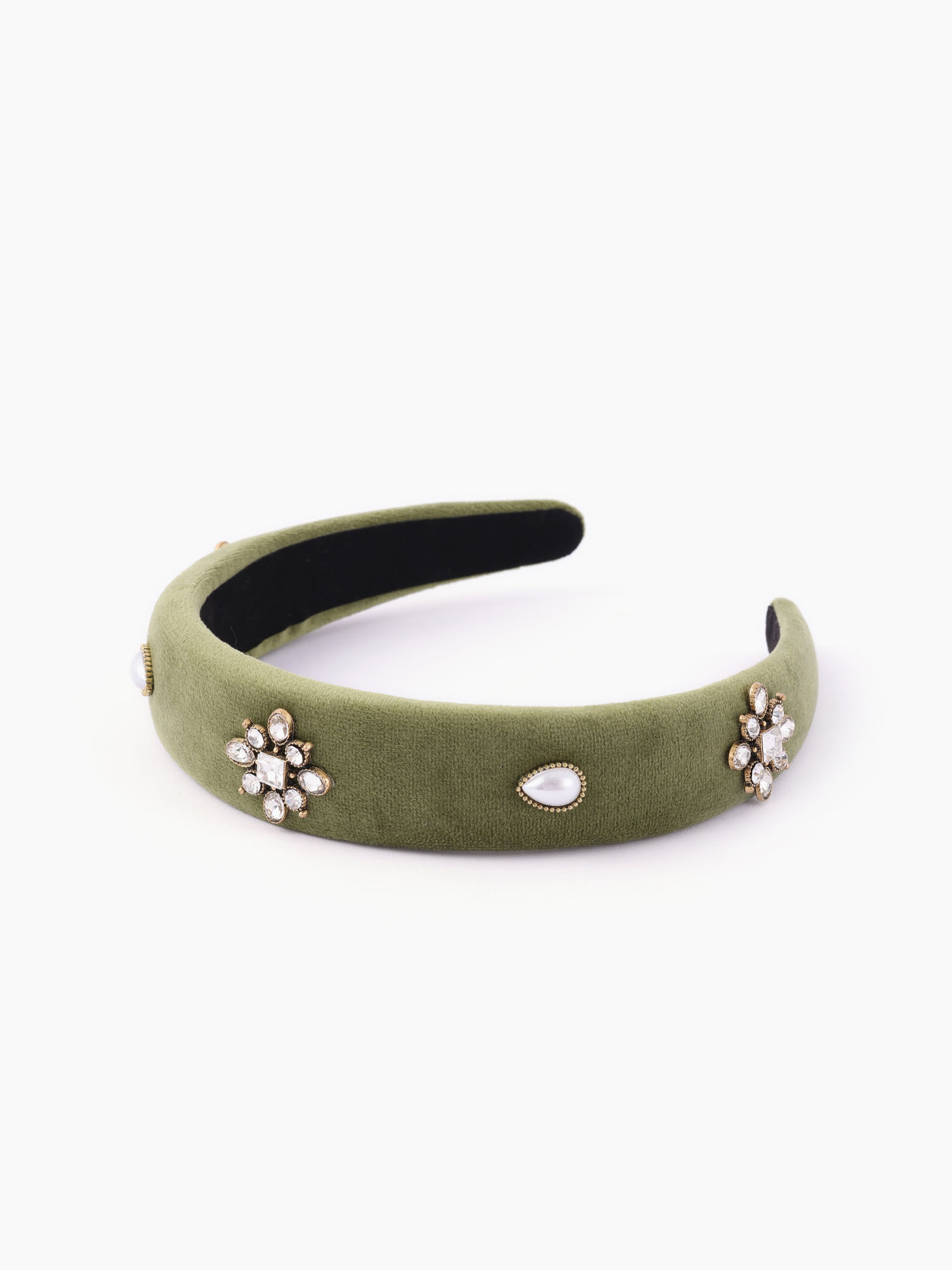 Rhinestone & Floral Headband