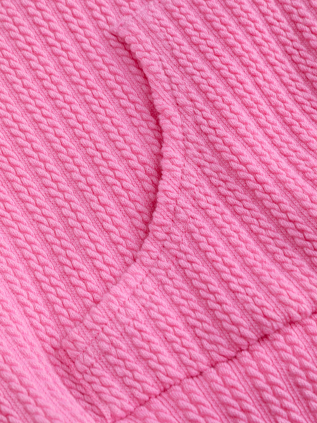 Crop Hoodies - Solid Light Pink