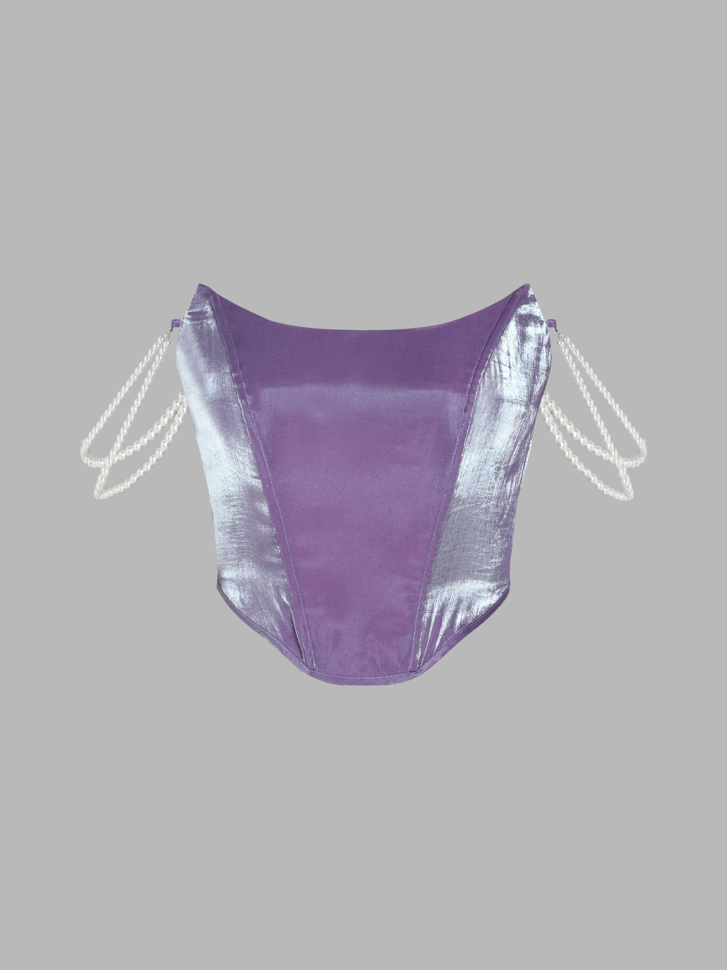 Lilac Skies Off The Shoulder Corset Top 