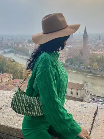 Maglione a collo alto con texture Tractor