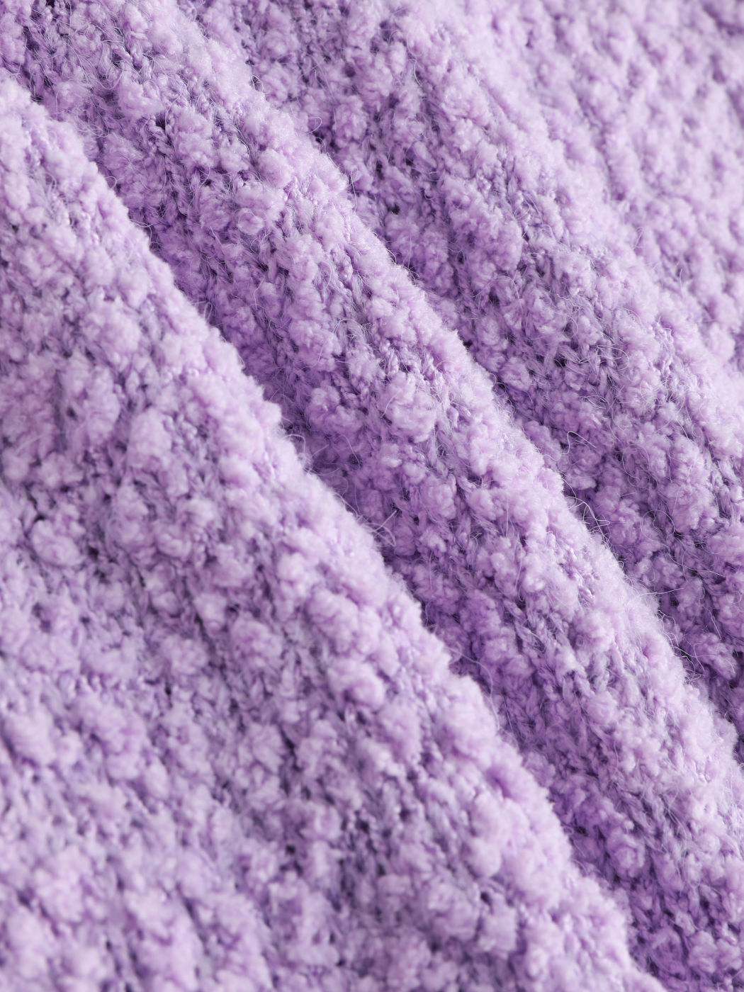  Einfarbiger Strickrock mit hoher Taille